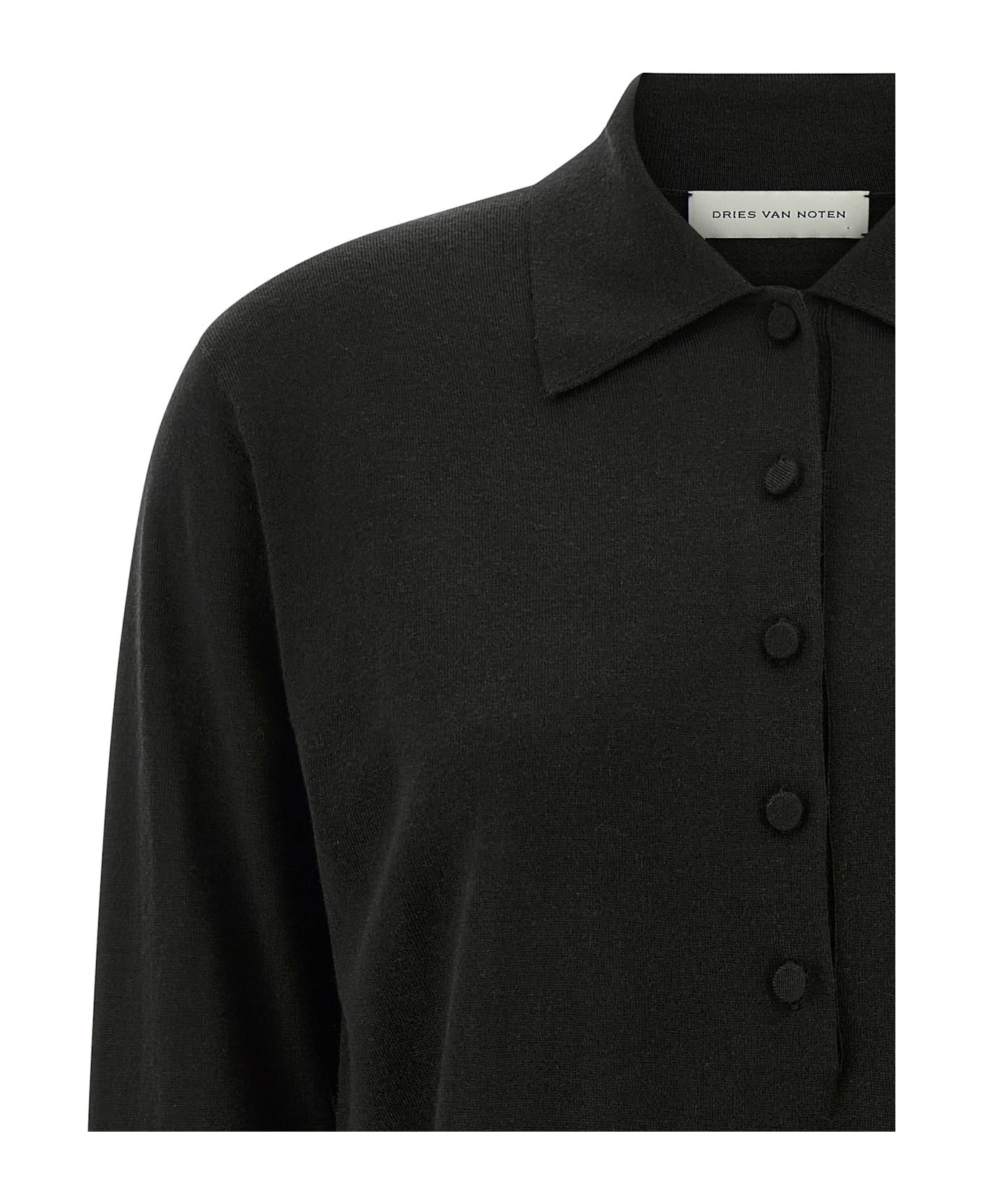 Dries Van Noten 
tuno
 Polo Shirt - Black  