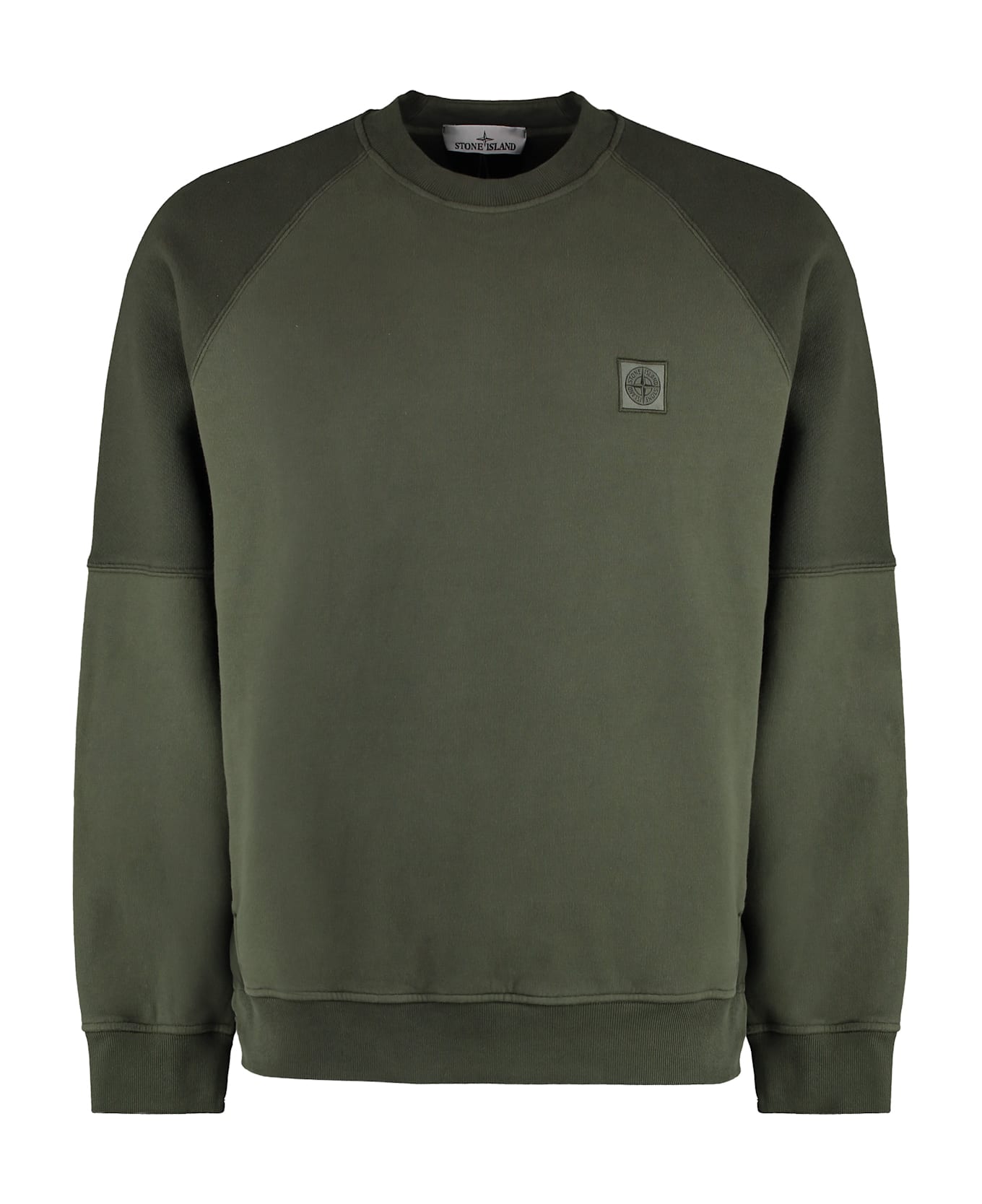 Stone Island Cotton Crew-neck Sweatshirt - green