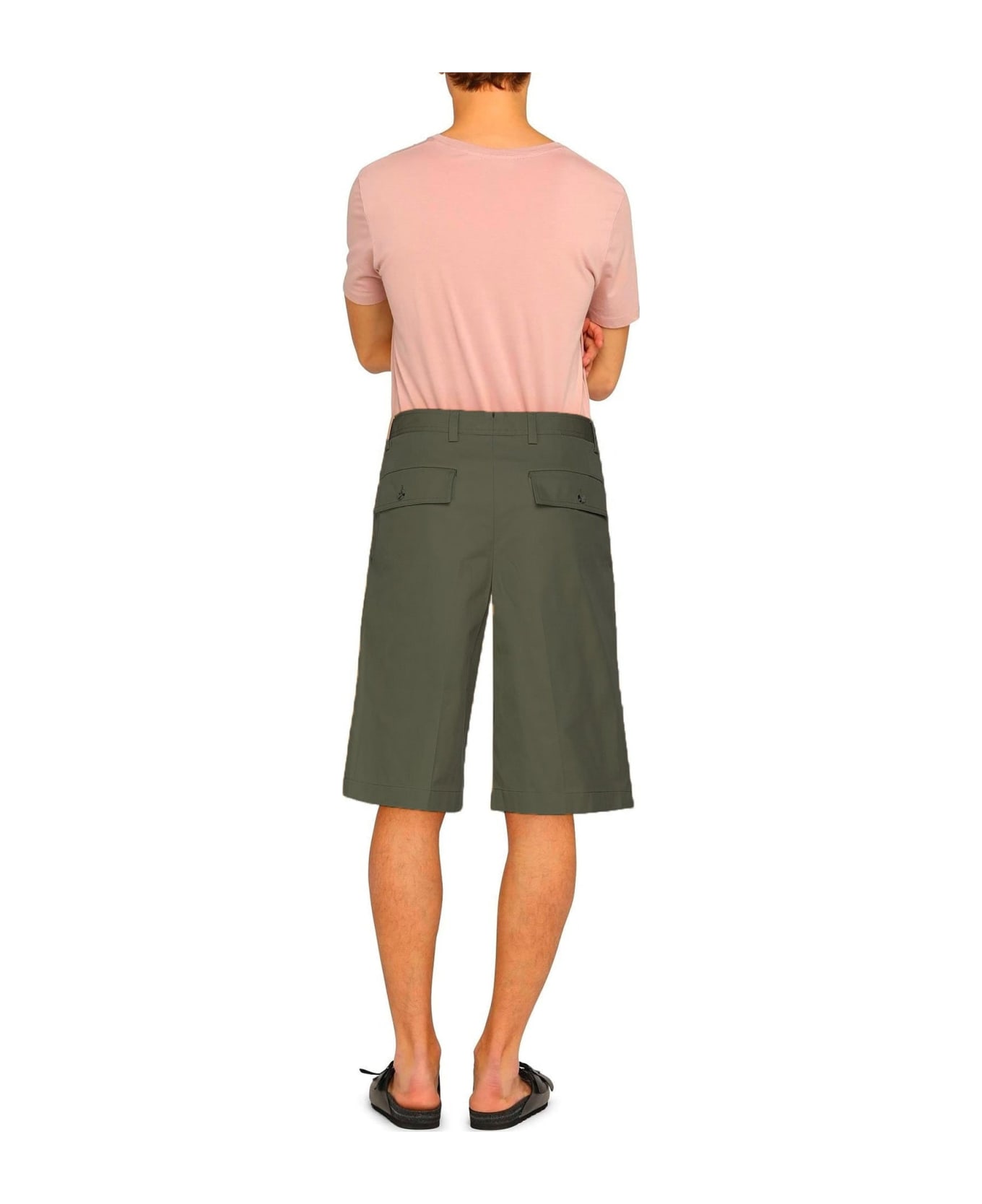 Burberry Cotton Shorts - Green
