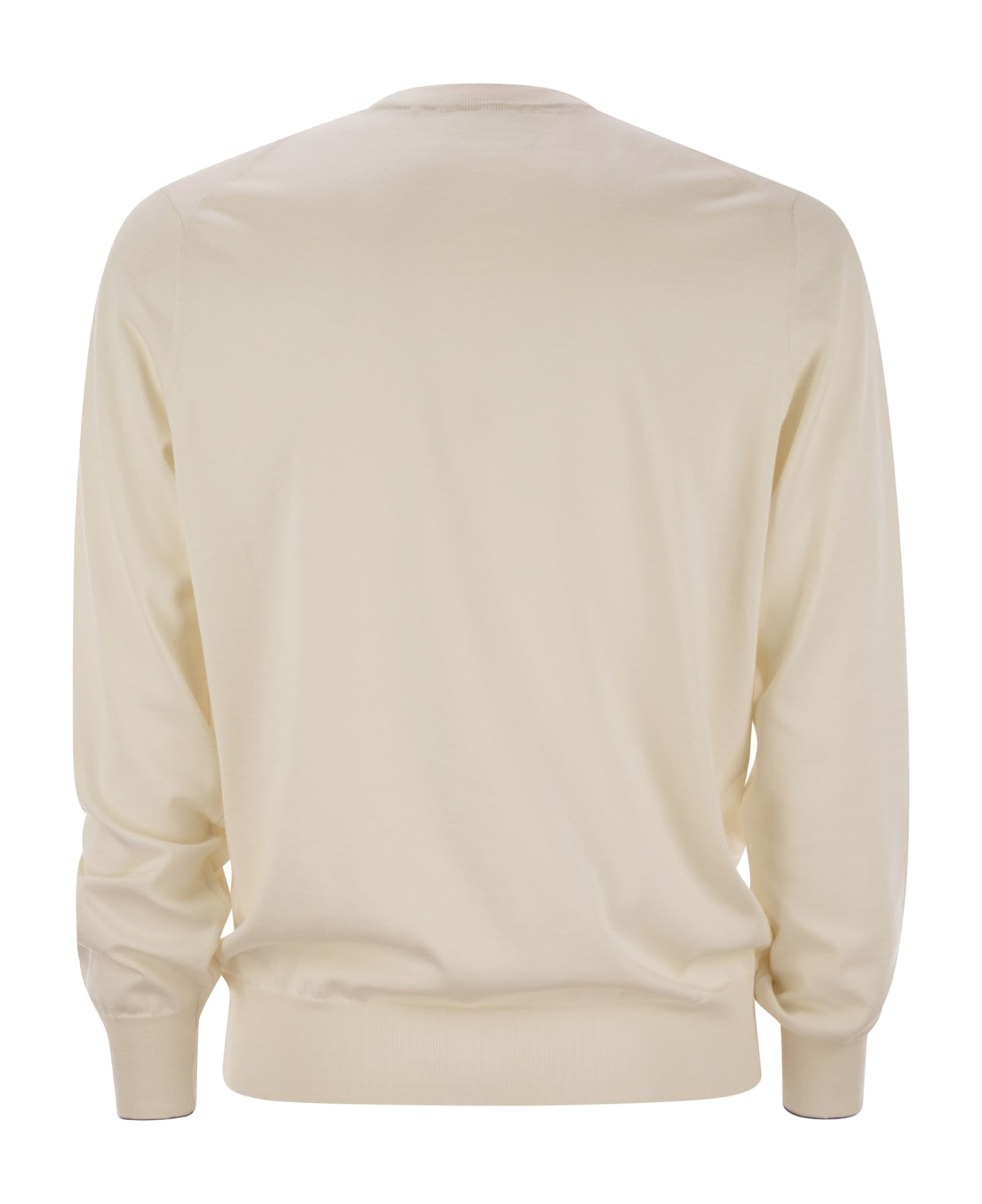 Brunello Cucinelli Cotton Sweater - White