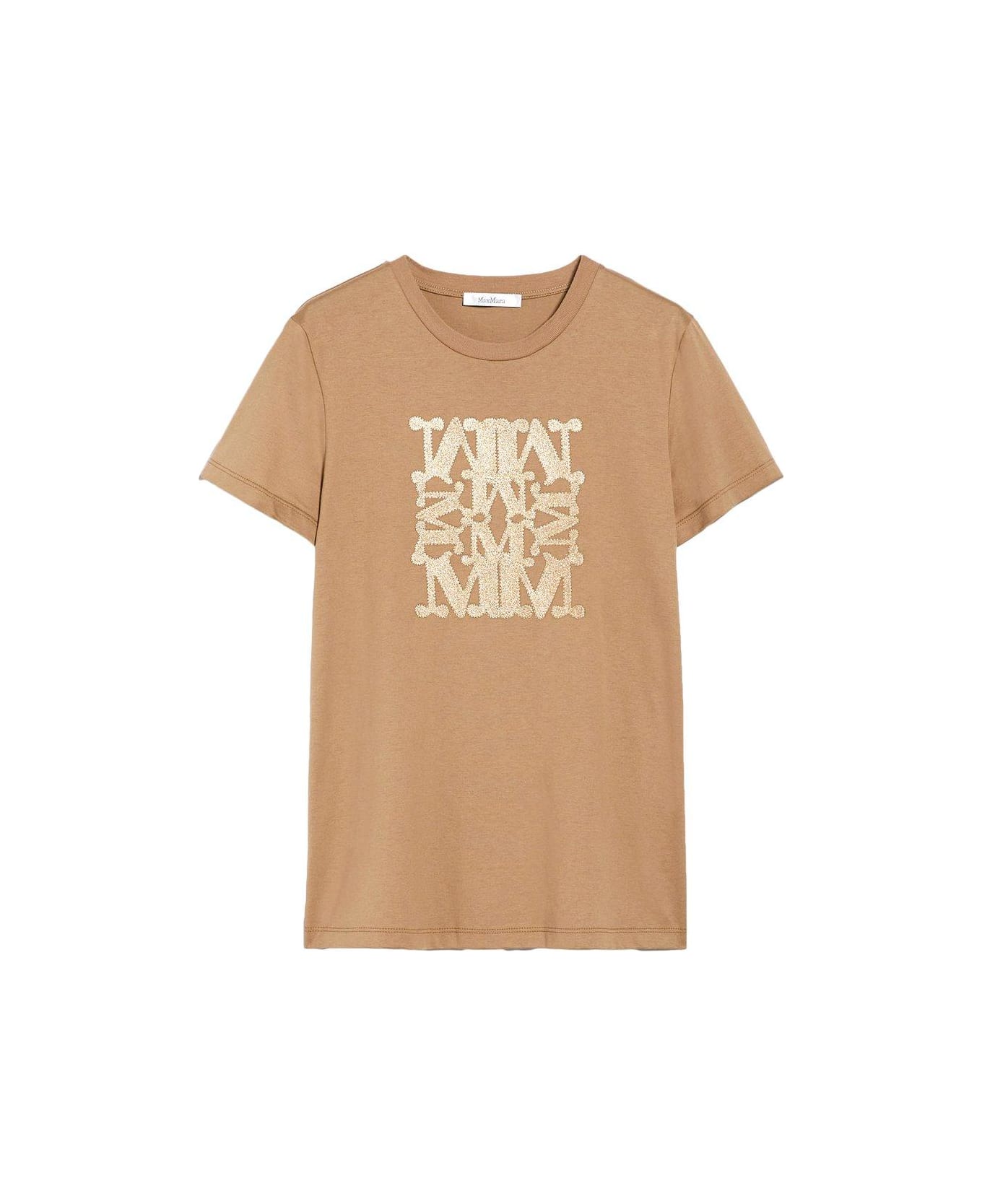 Max Mara Crewneck Short-sleeved T-shirt - Brown