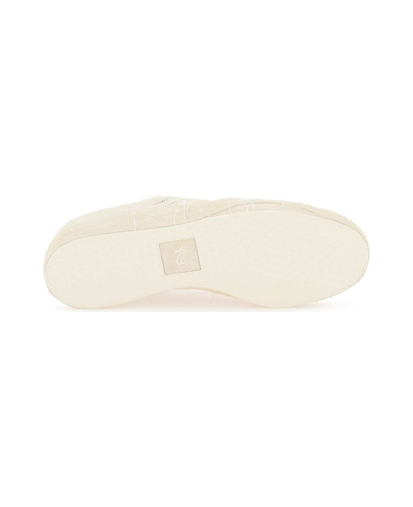 Y-3 Gazelle Ivory Suede Sneakers - White スニーカー
