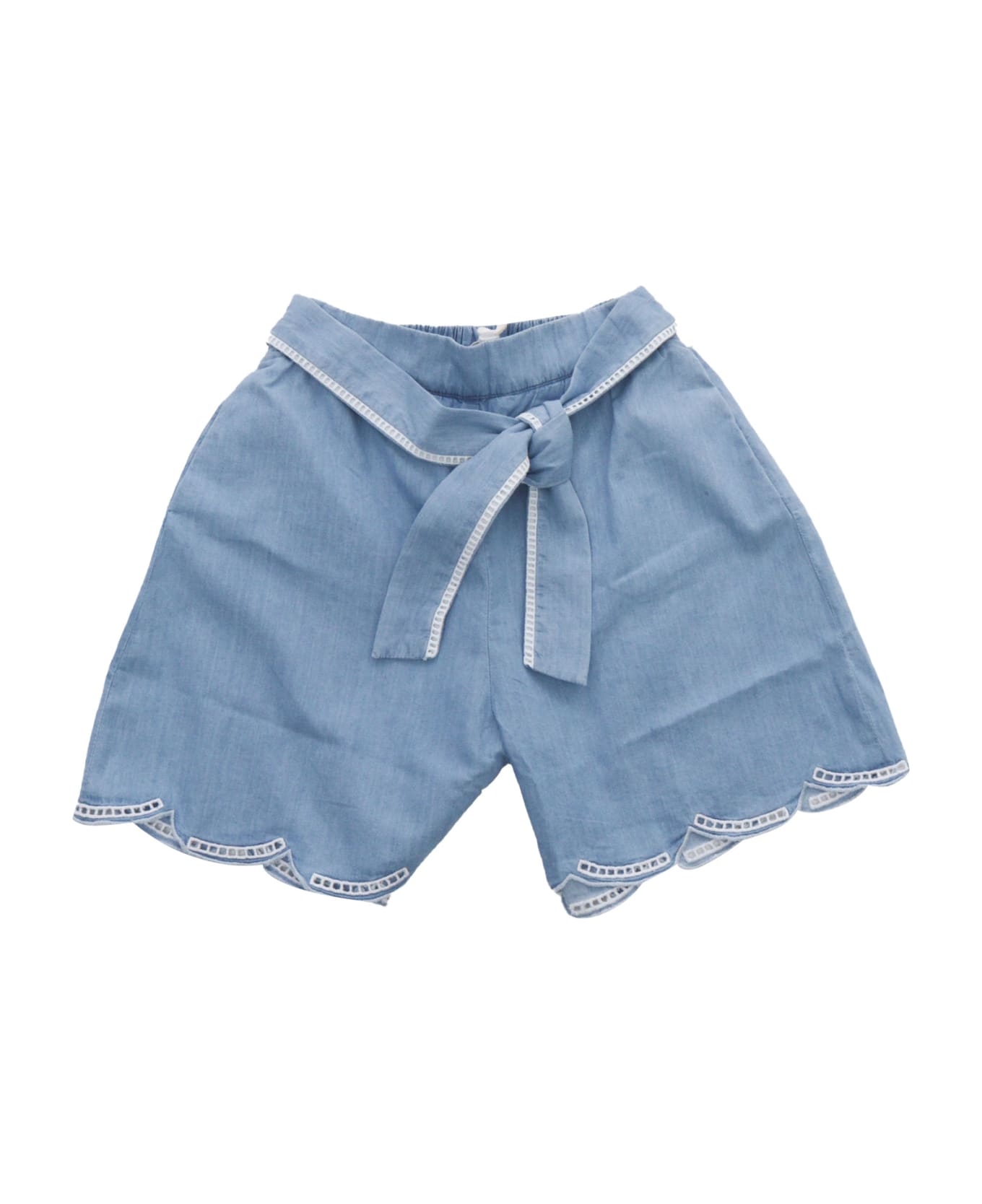 Chloé Denim Shorts - BLUE ボトムス