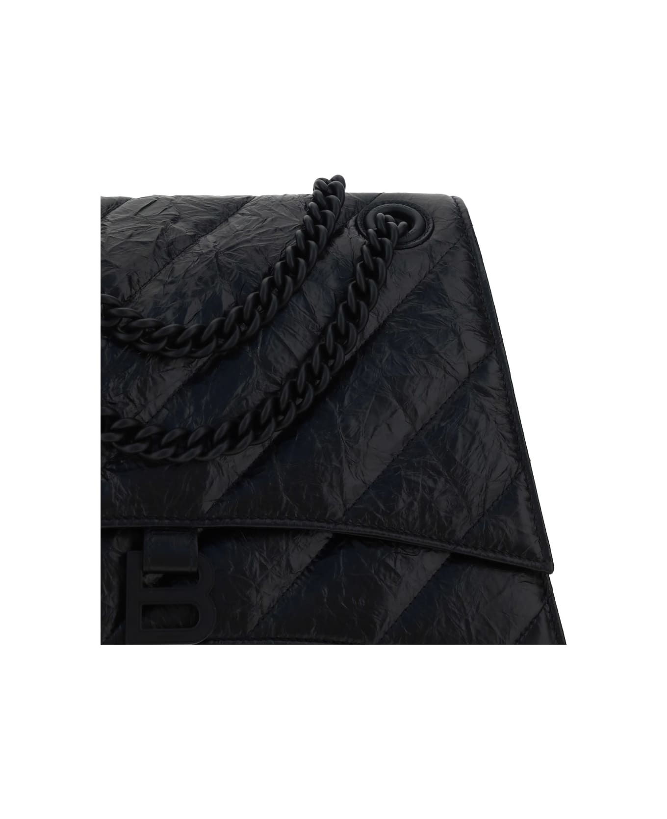 Balenciaga Crush Chain Bag - Black