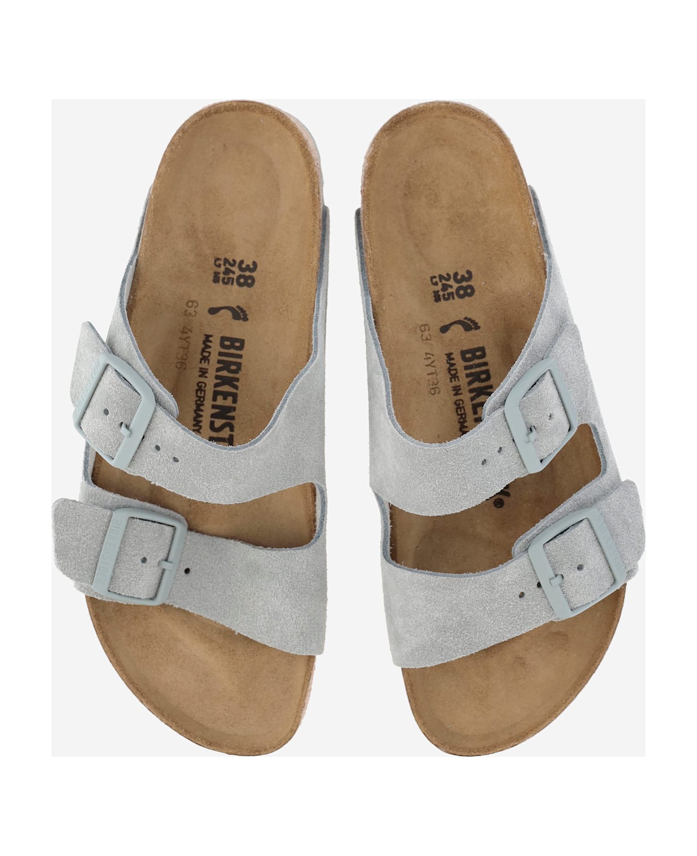 Birkenstock Arizona Suede Sandals - Green