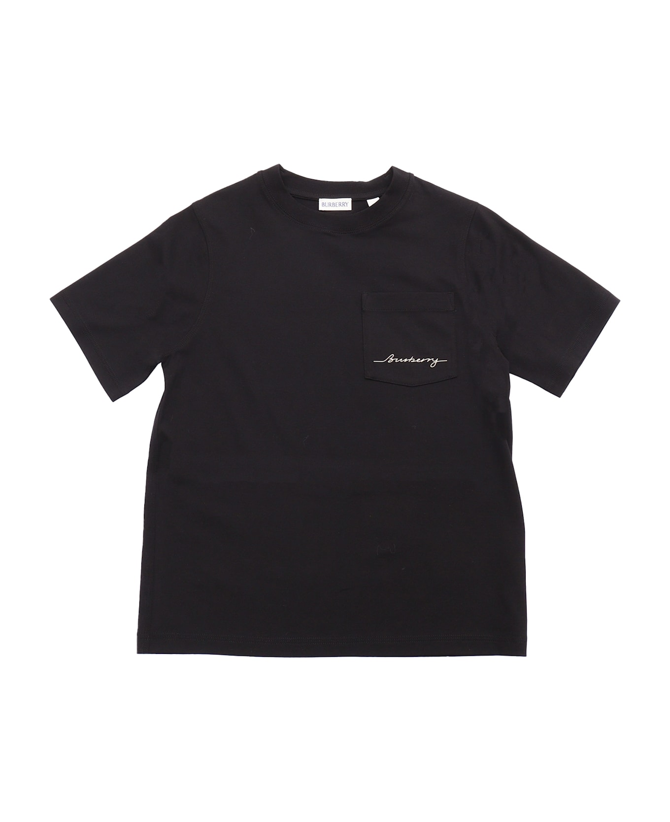Burberry Kid Boy T-shirts - BLACK