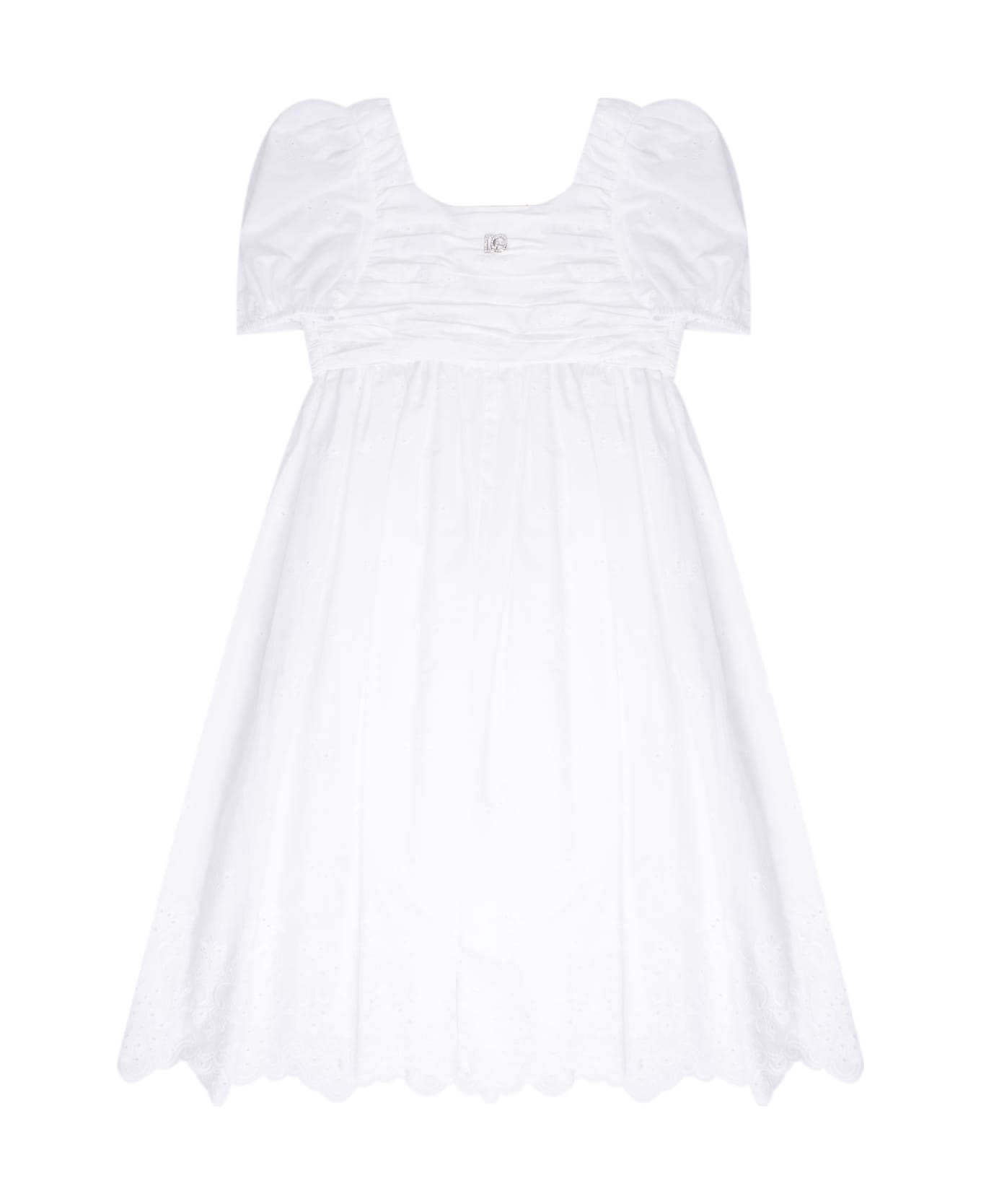 Dolce & Gabbana Cotton Dress - White ワンピース＆ドレス