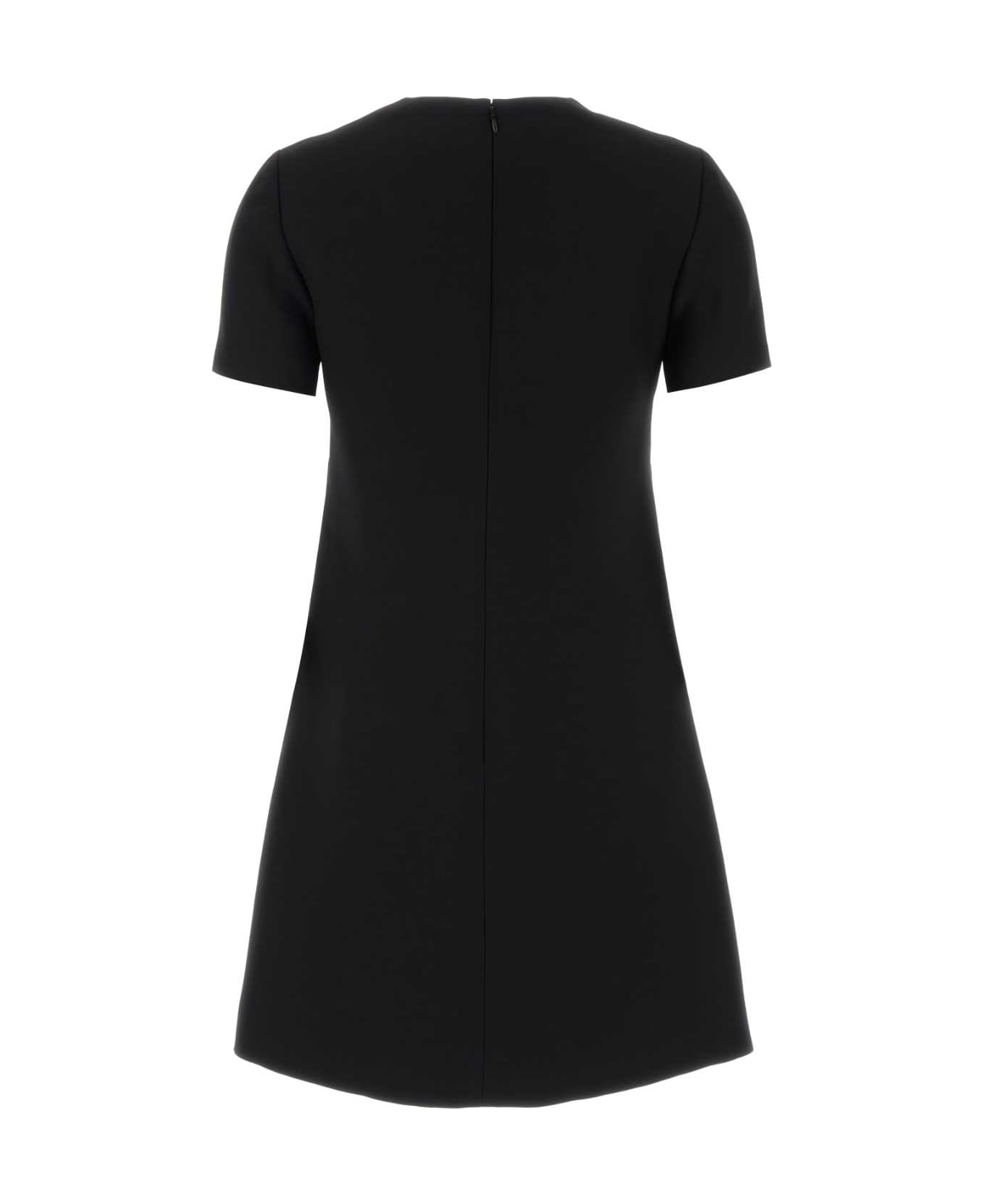 Valentino Garavani Black Wool Dress - NEROBETULLA