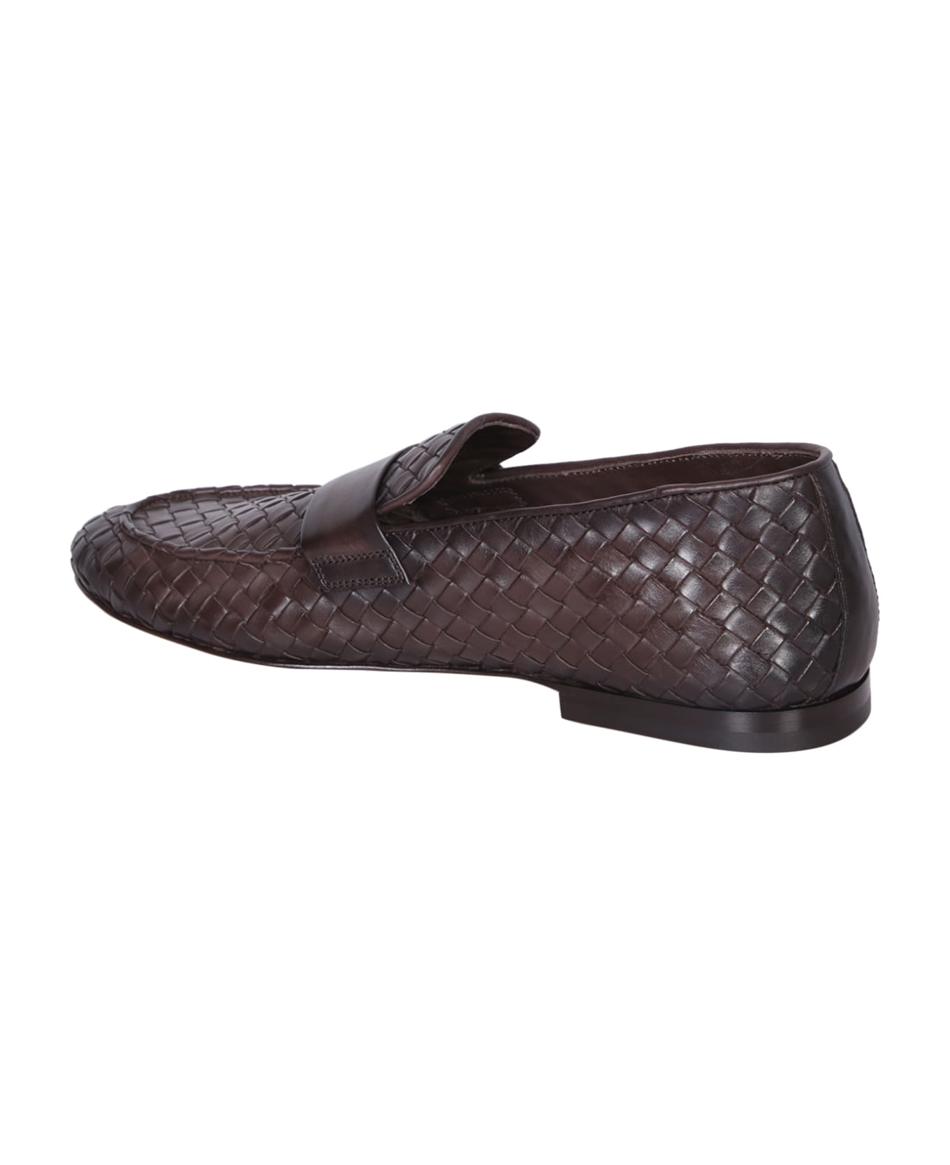 Officine Creative Airto 011 Braided Brown Loafer - Brown