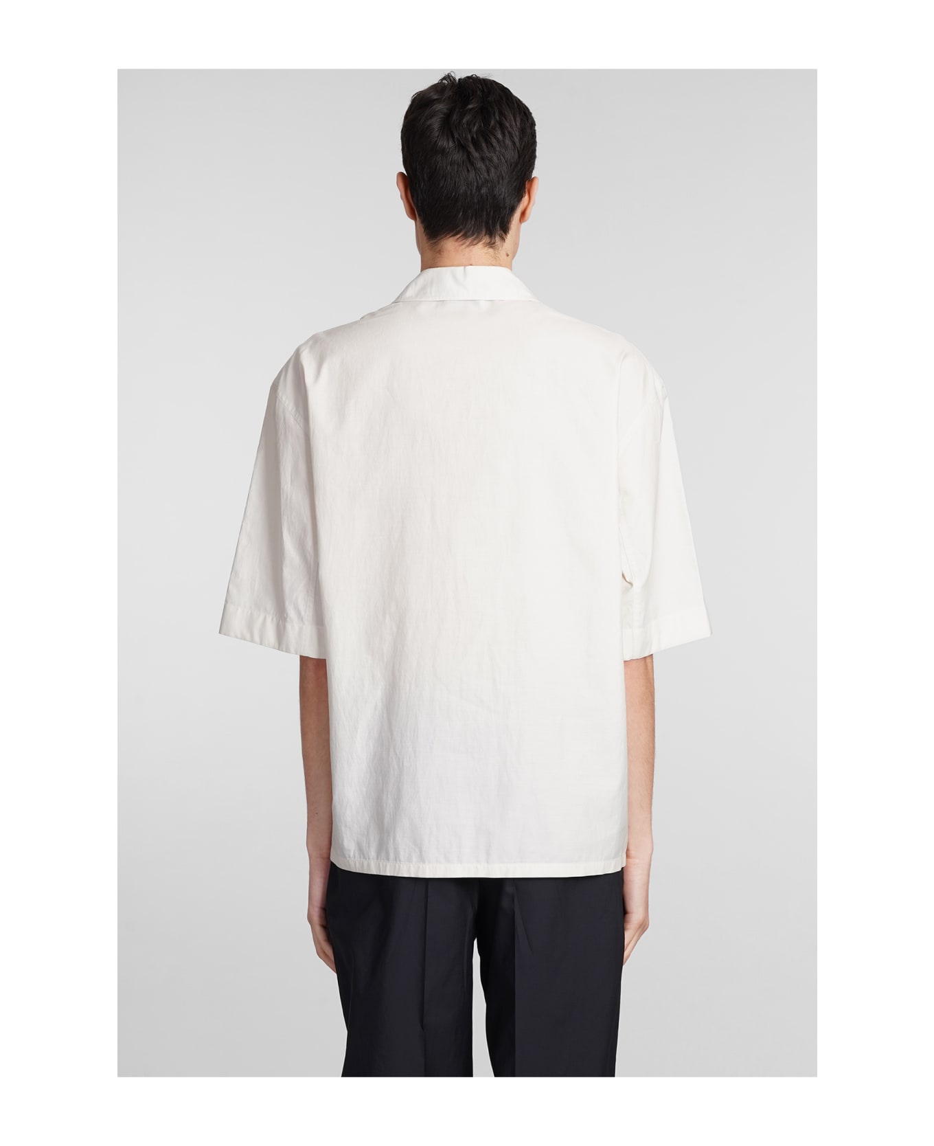 Lemaire Shirt In Beige Cotton - Natural