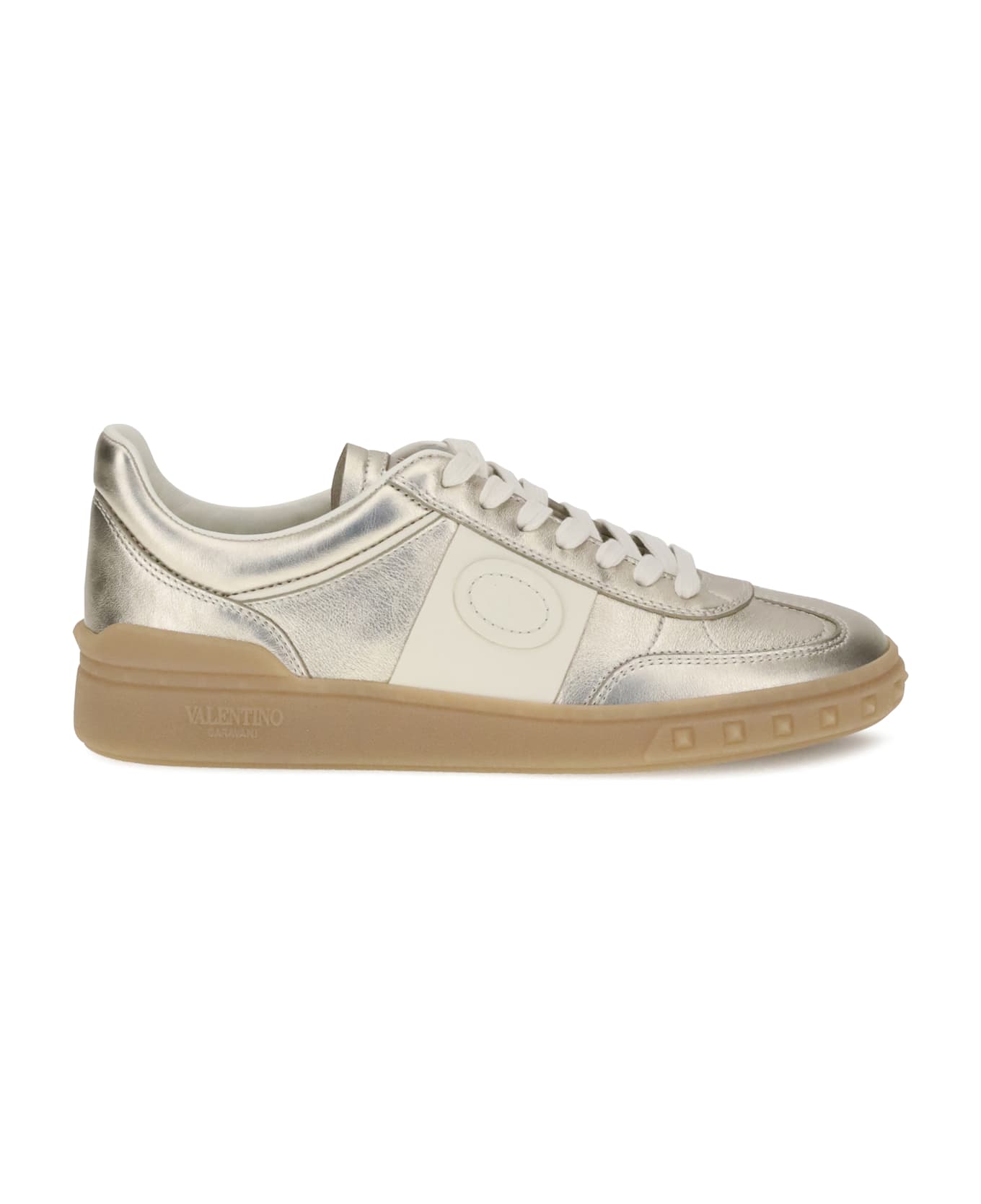 Valentino Garavani Laminated Leather Upvillage Sneakers