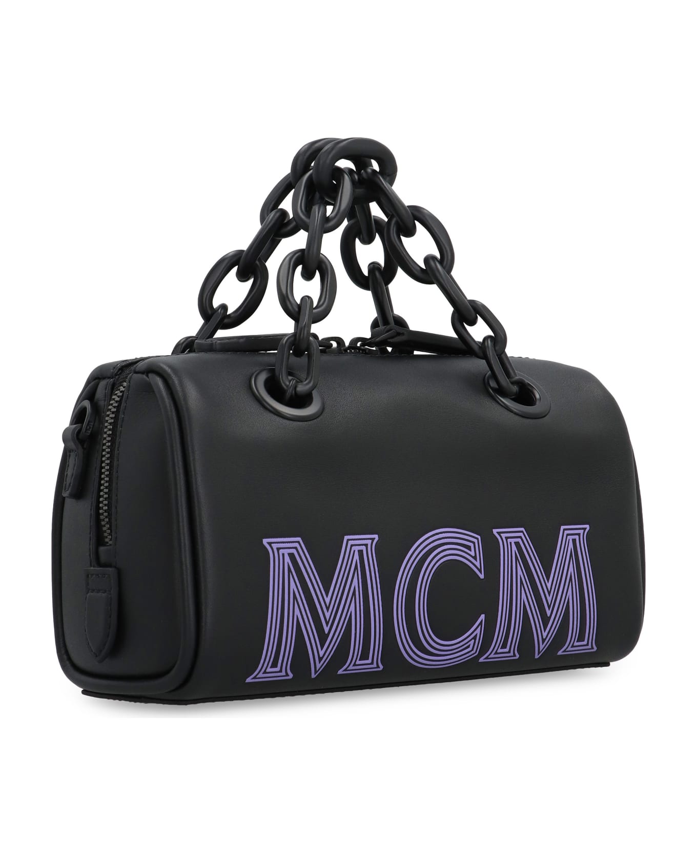 MCM Leather Mini Handbag - black トラベルバッグ