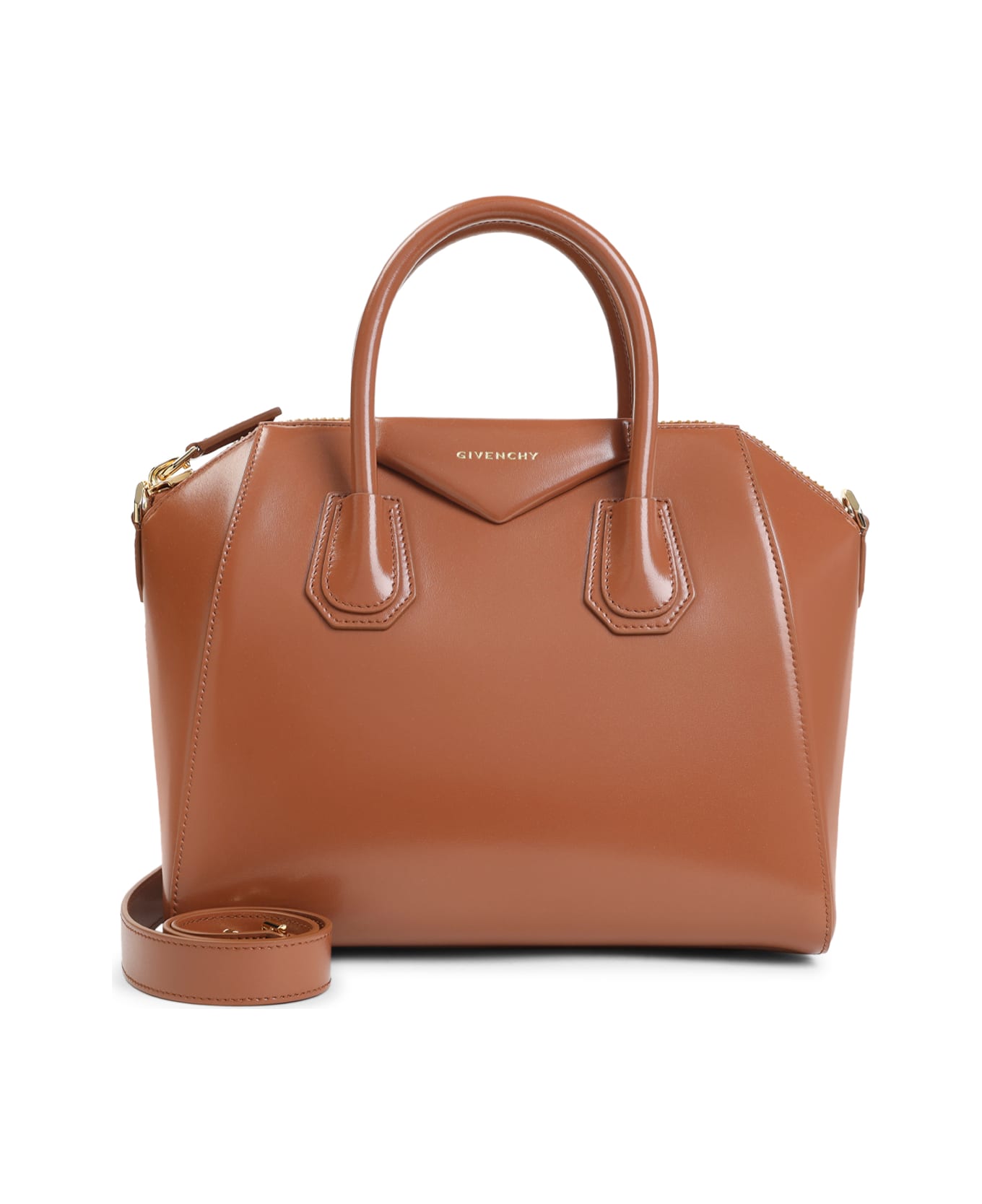 Givenchy Antigona Small Handbag - Caramel Brown