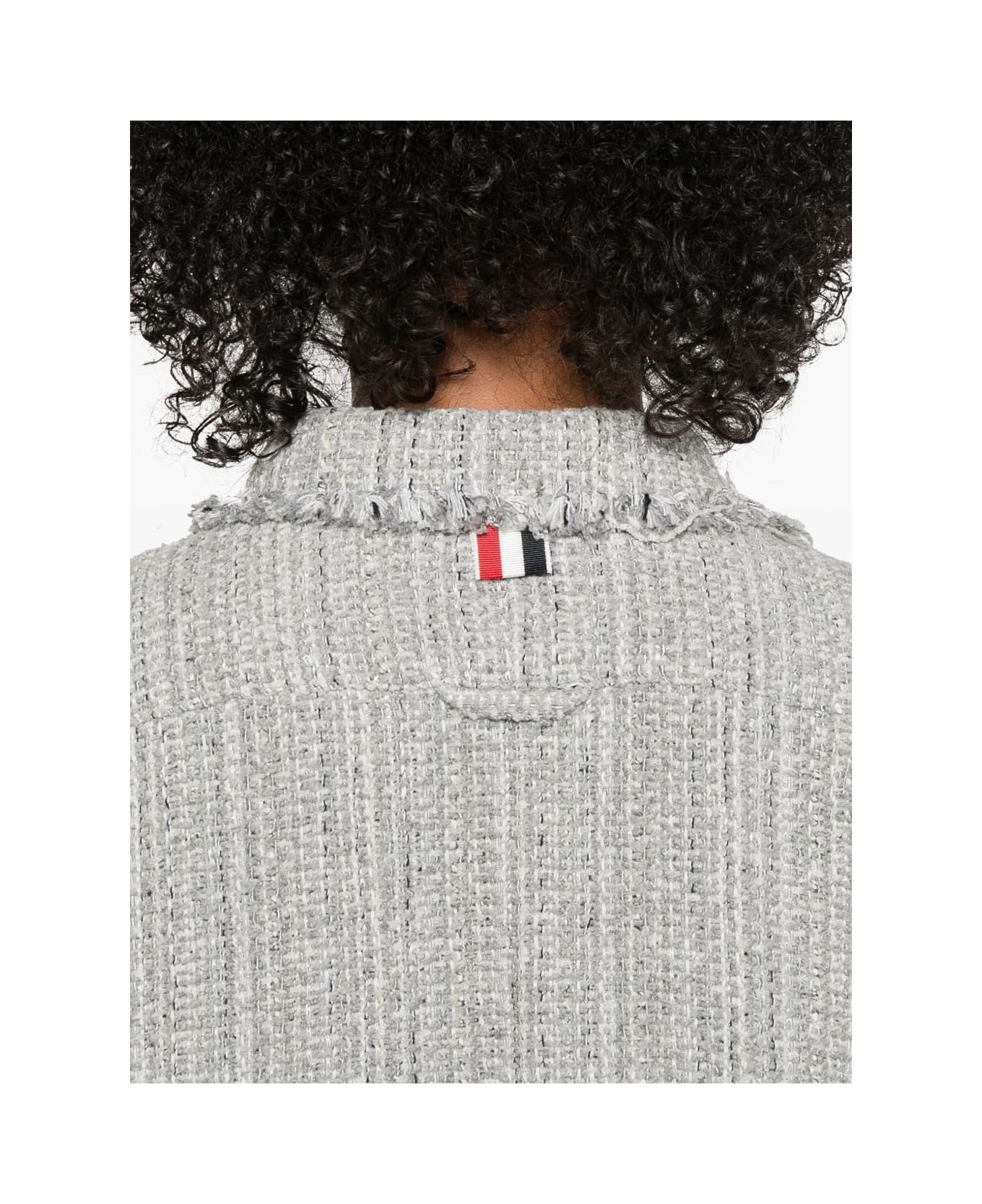 Thom Browne Cotton Blend Shirt - Grey