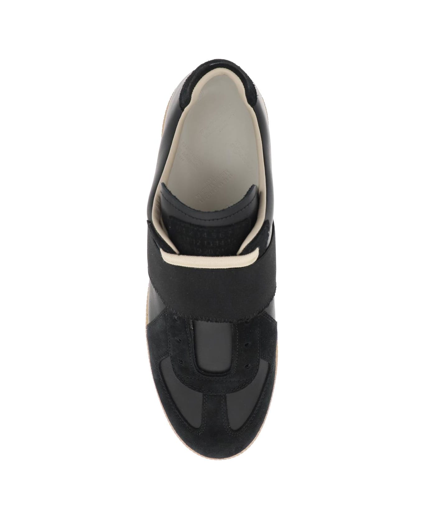 Maison Margiela Replica Sneakers With Elastic Band - BLACK BLACK (Black) スニーカー