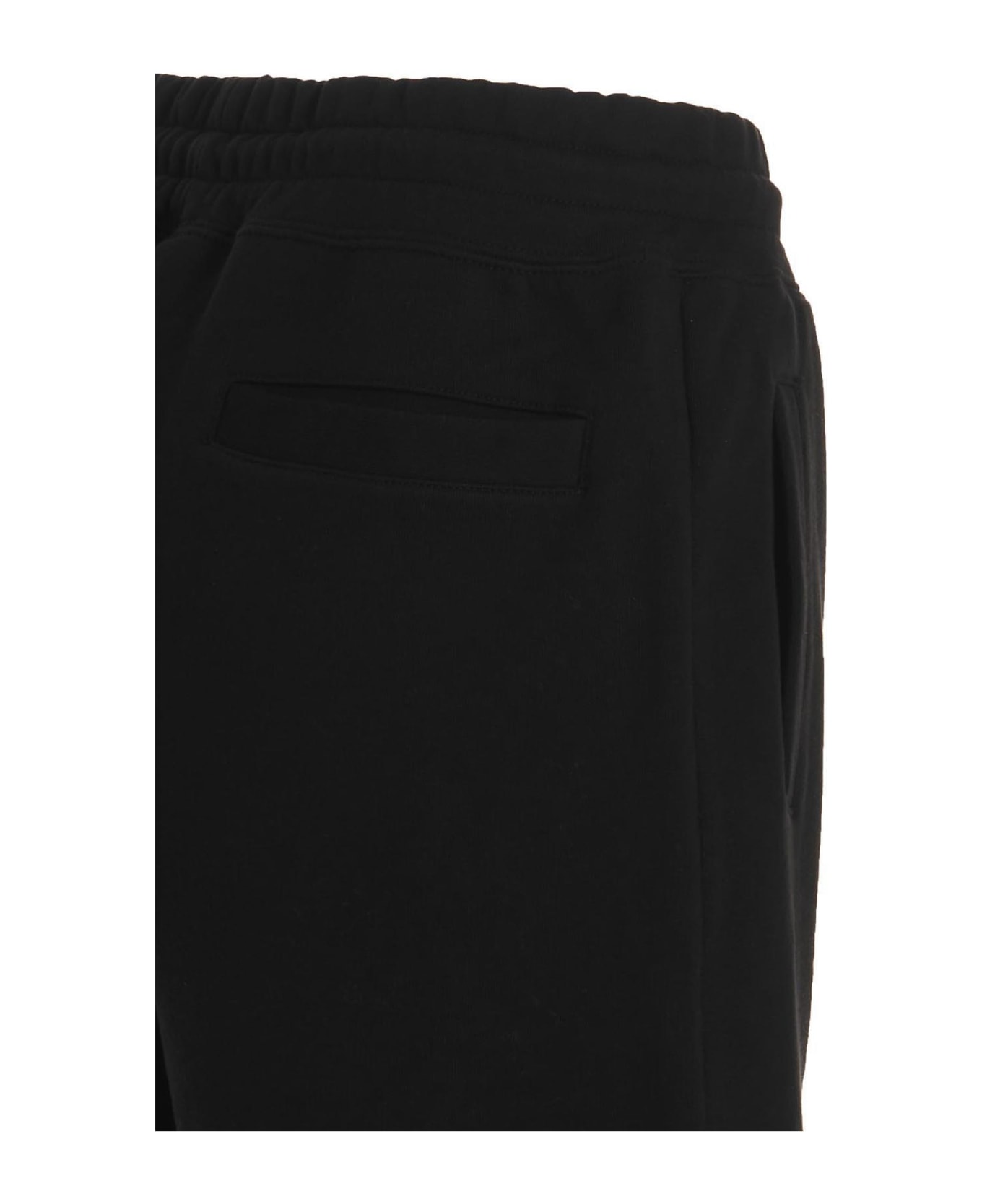 GCDS Waved Logo' Bermuda Shorts - Black  