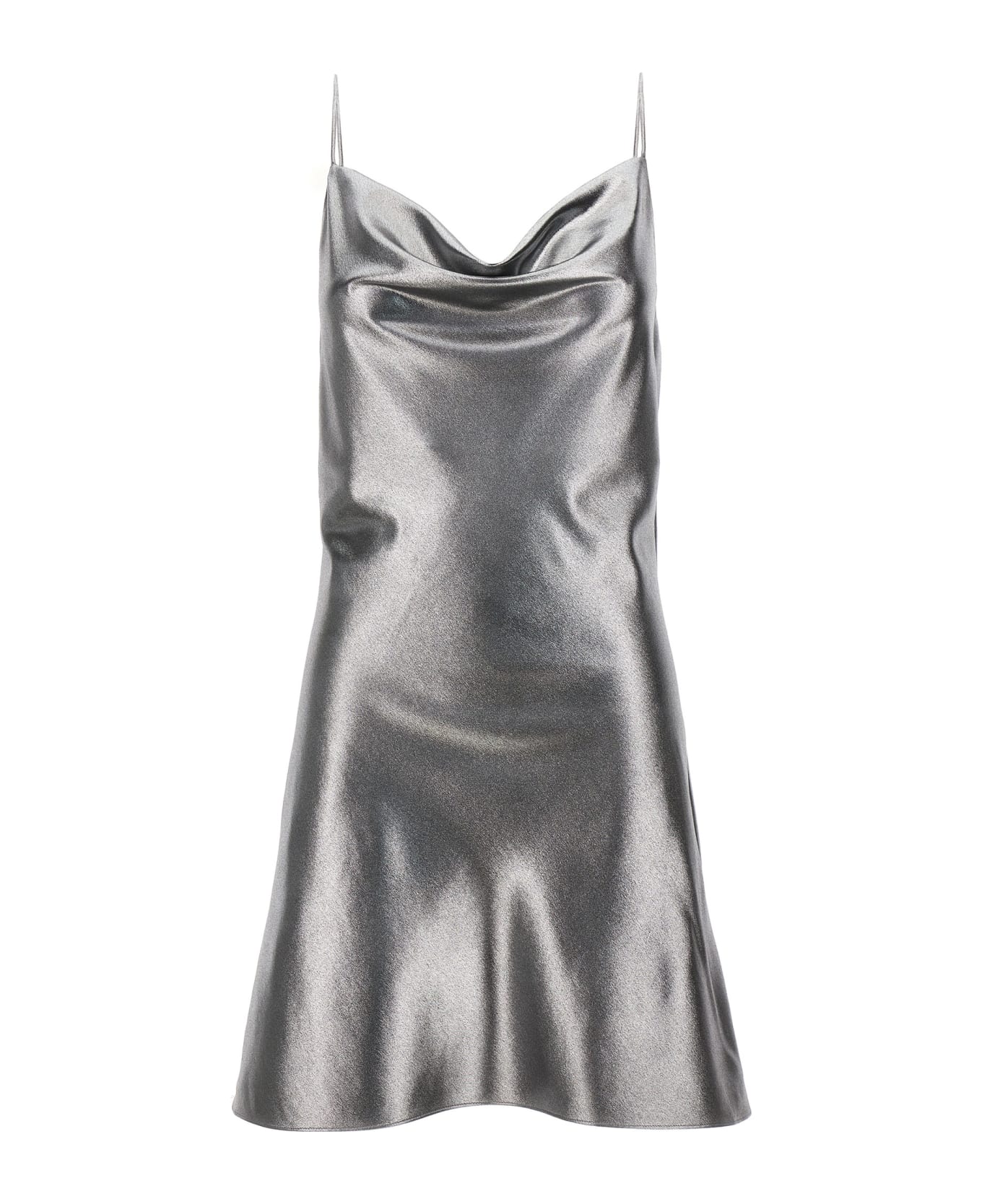 Rotate by Birger Christensen 'slip Dress' Mini Dress - Silver ワンピース＆ドレス