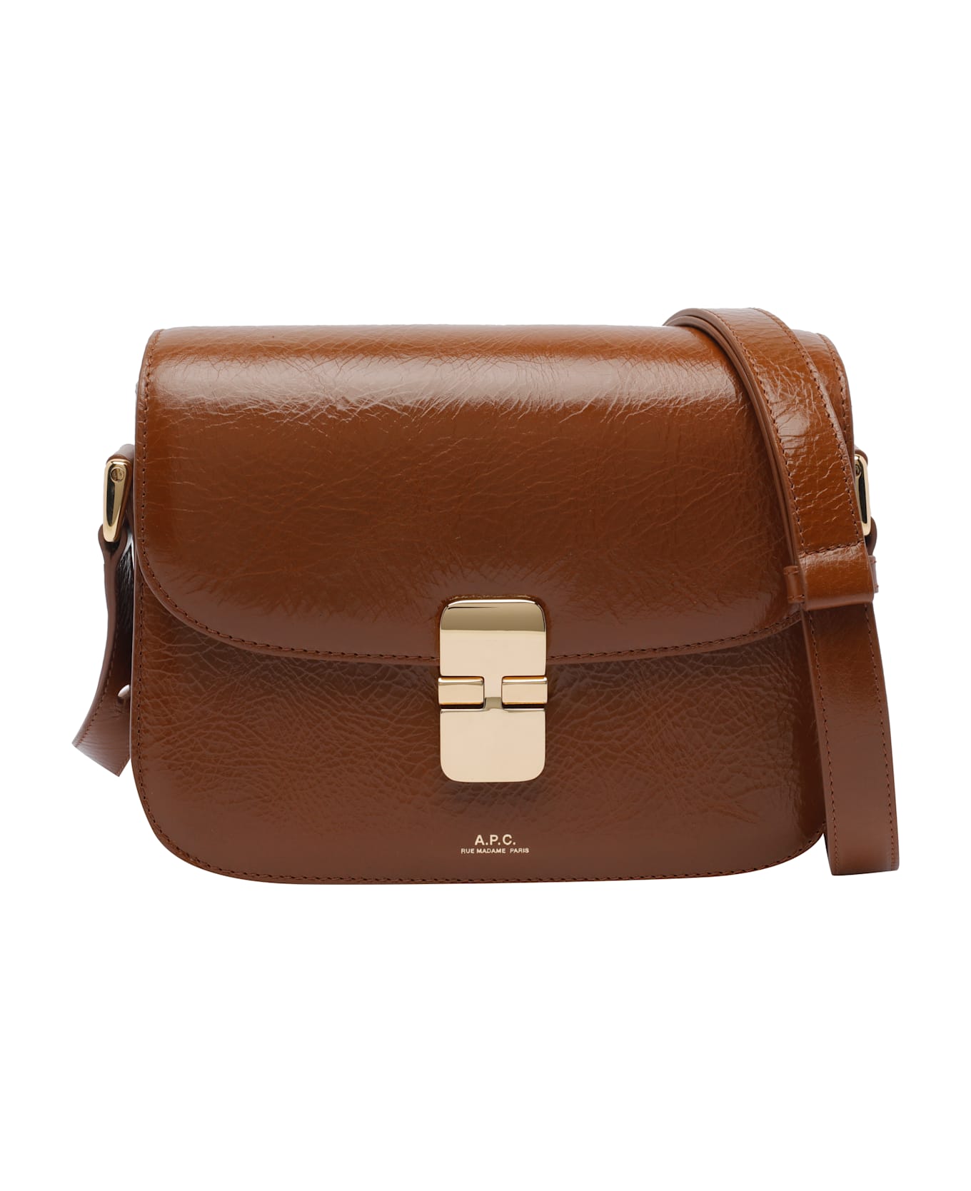 A.P.C. Small Crossbody Bag - Brown