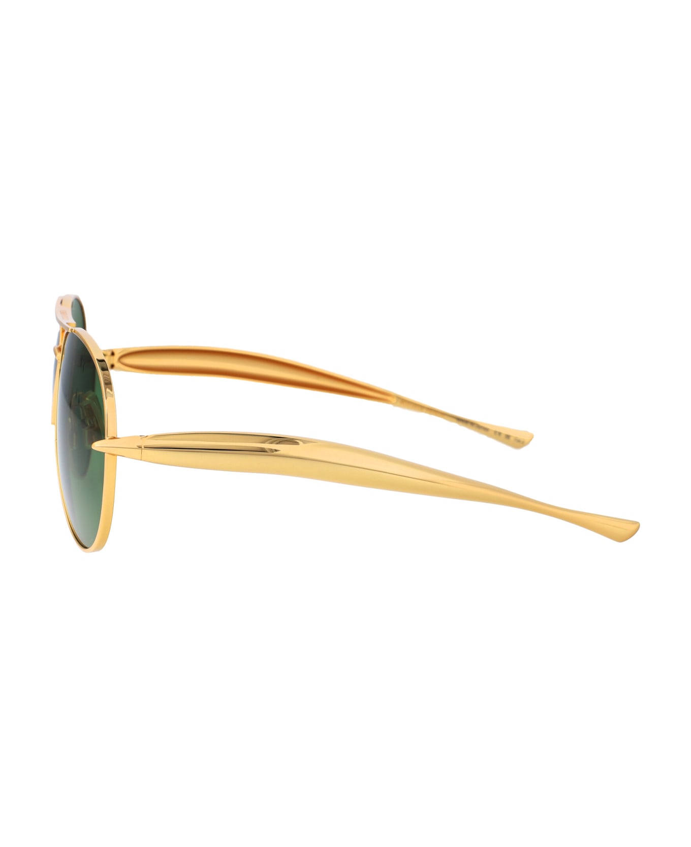 Bottega Veneta Eyewear Bv1305s Sunglasses - 001 GOLD GOLD GREEN