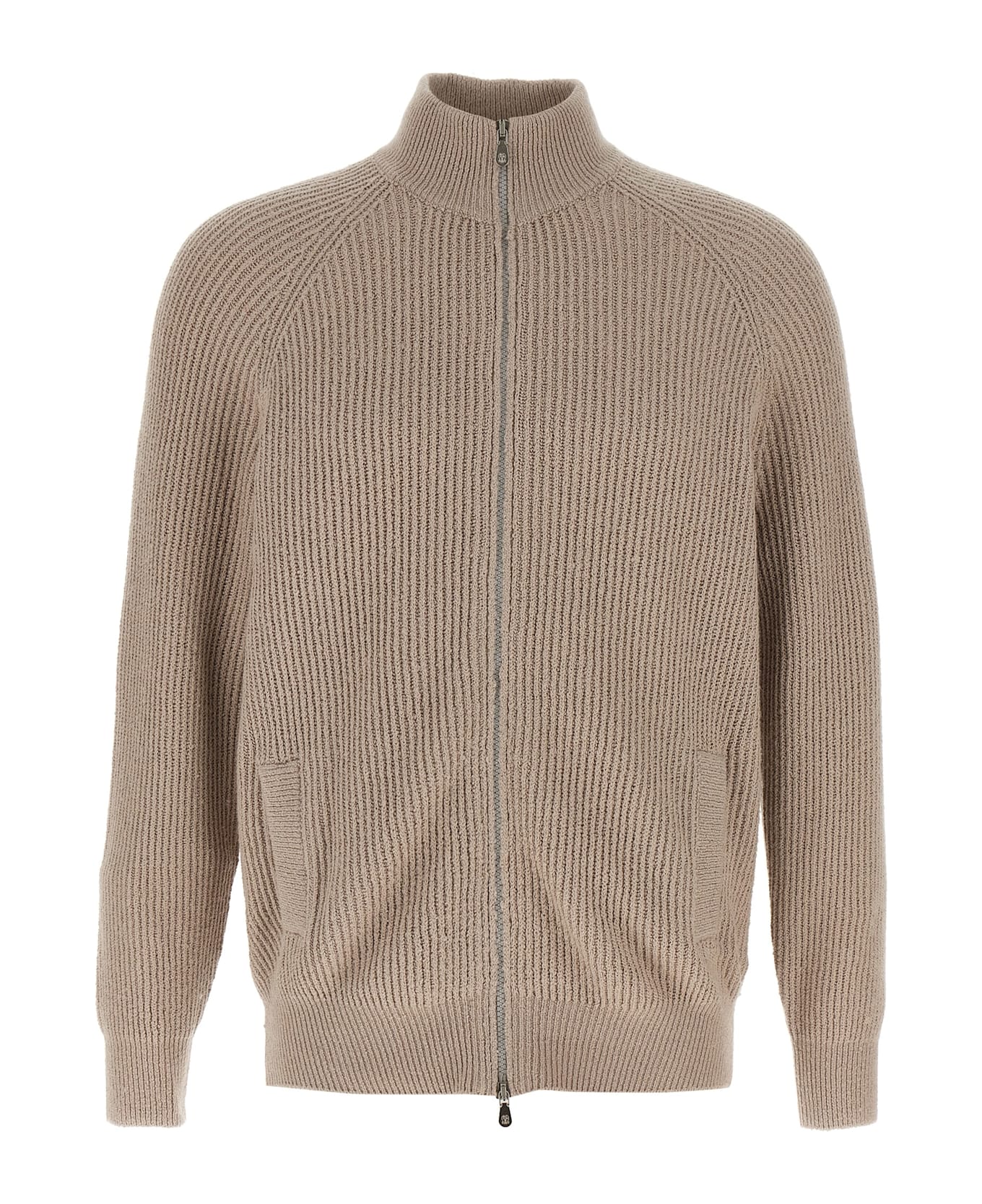 Brunello Cucinelli Zip Cardigan - Beige ニットウェア