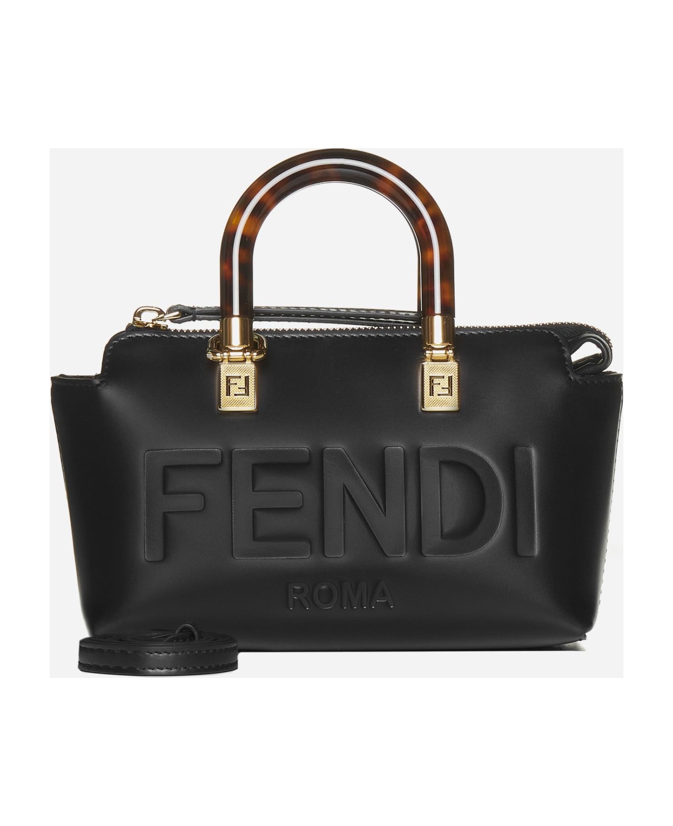 Fendi By The Way Mini Leather Bag - Nero