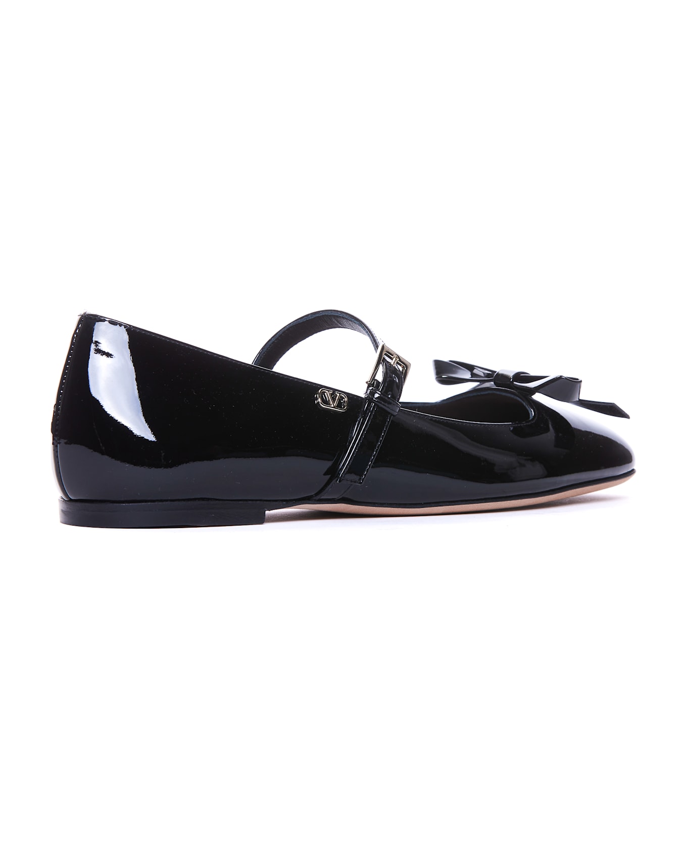 Valentino Garavani Romance Flats - Black