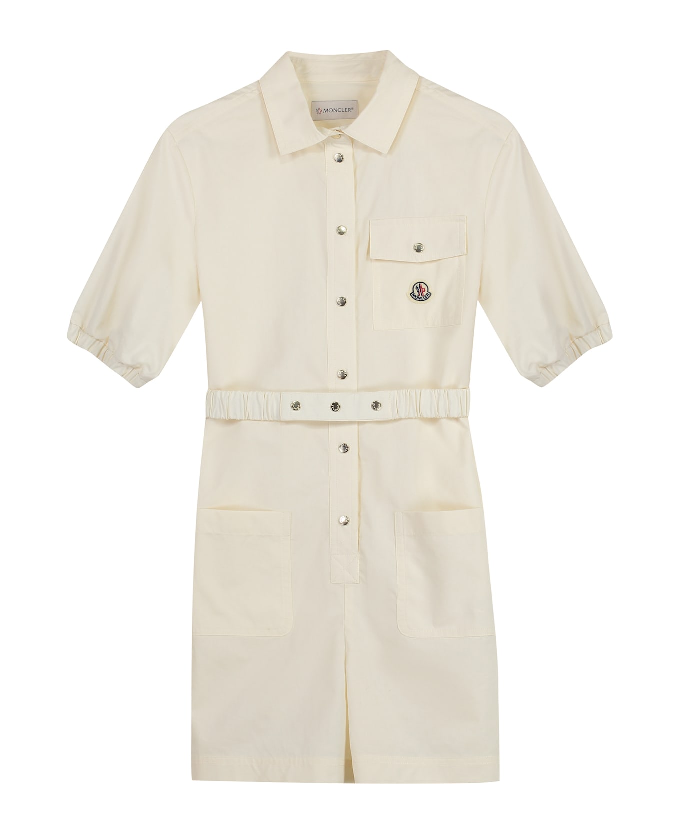 Logo Print Short Sleeve Baby-romper