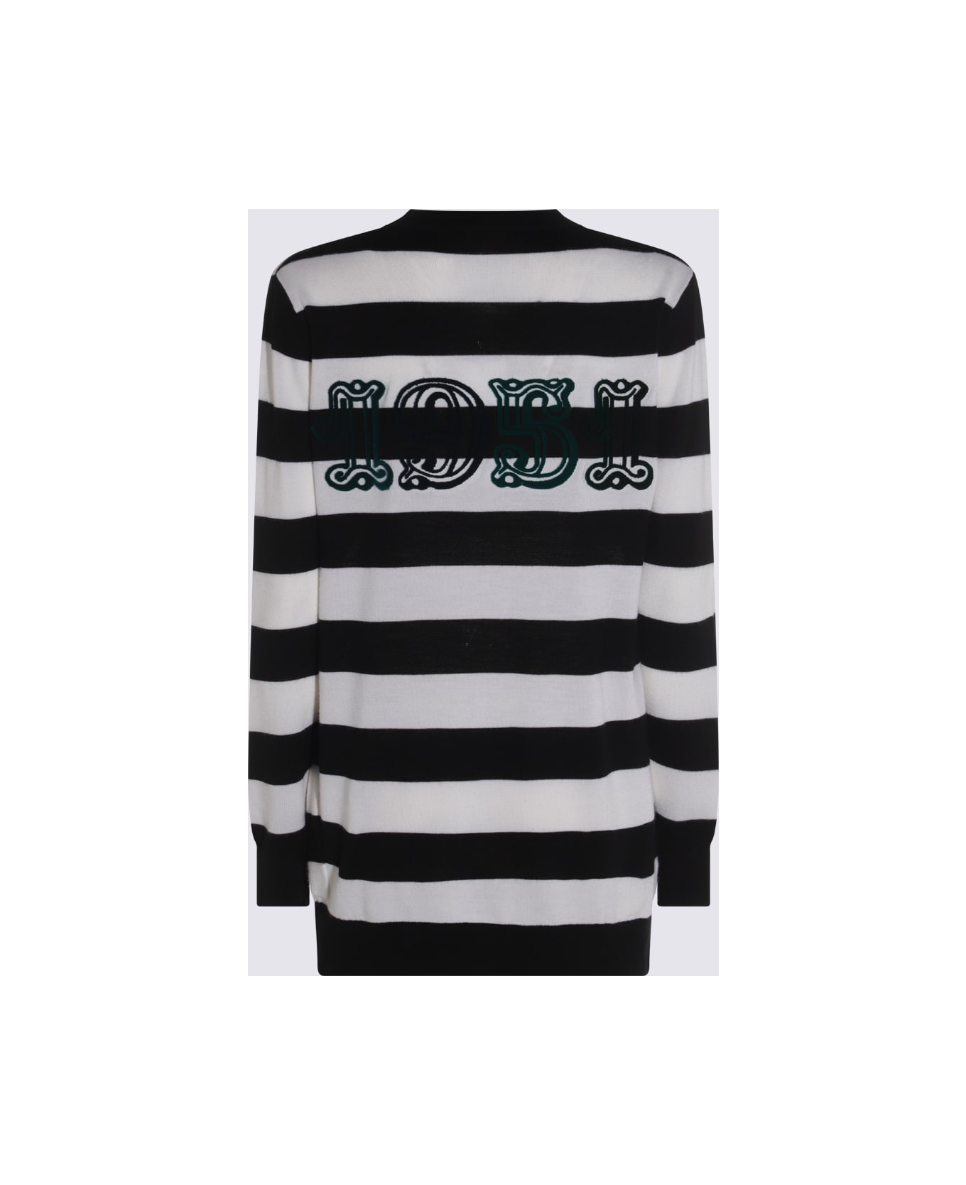 Max Mara Black And White Knitwear - White