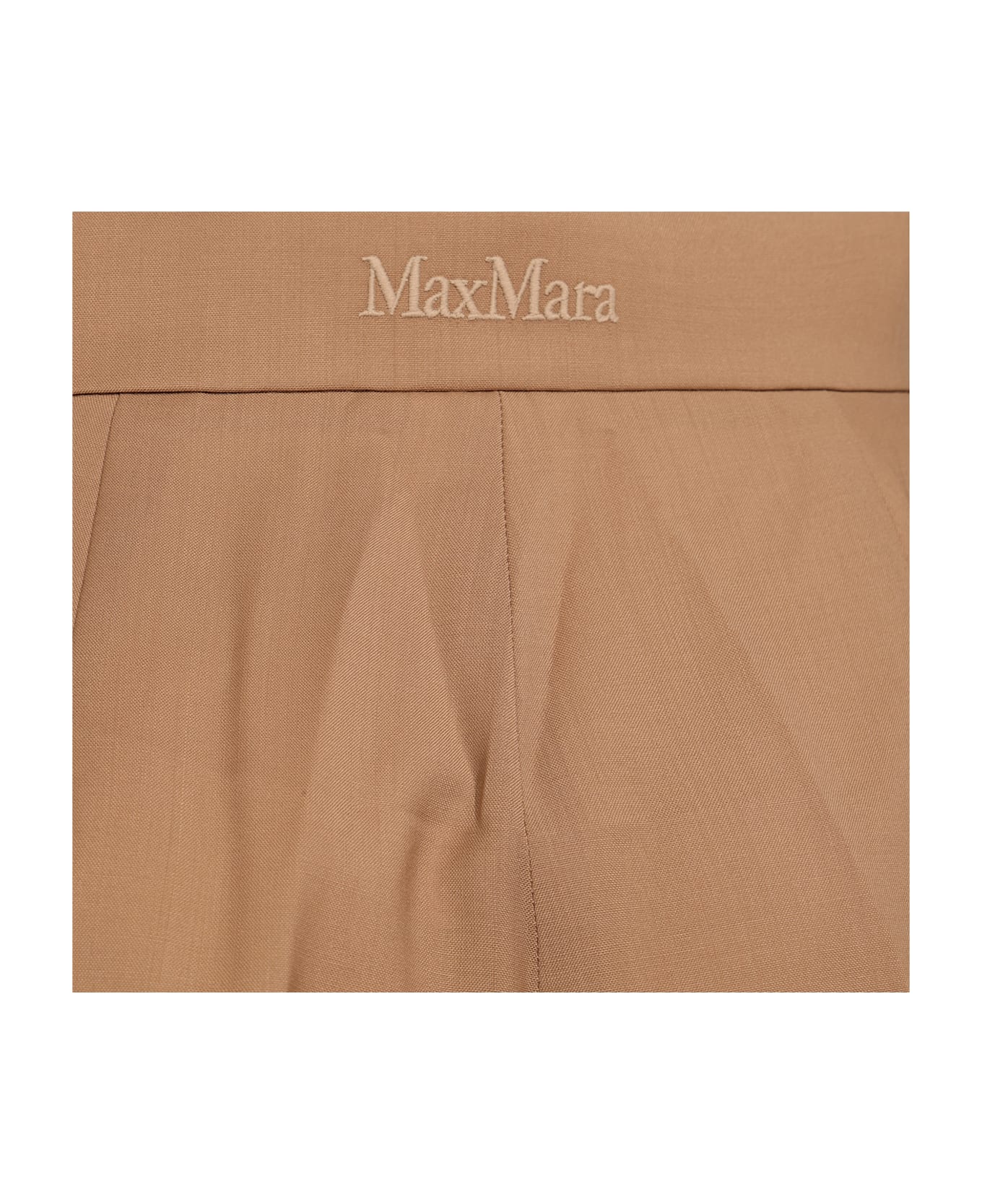Max Mara Brown Wool Pants - Brown