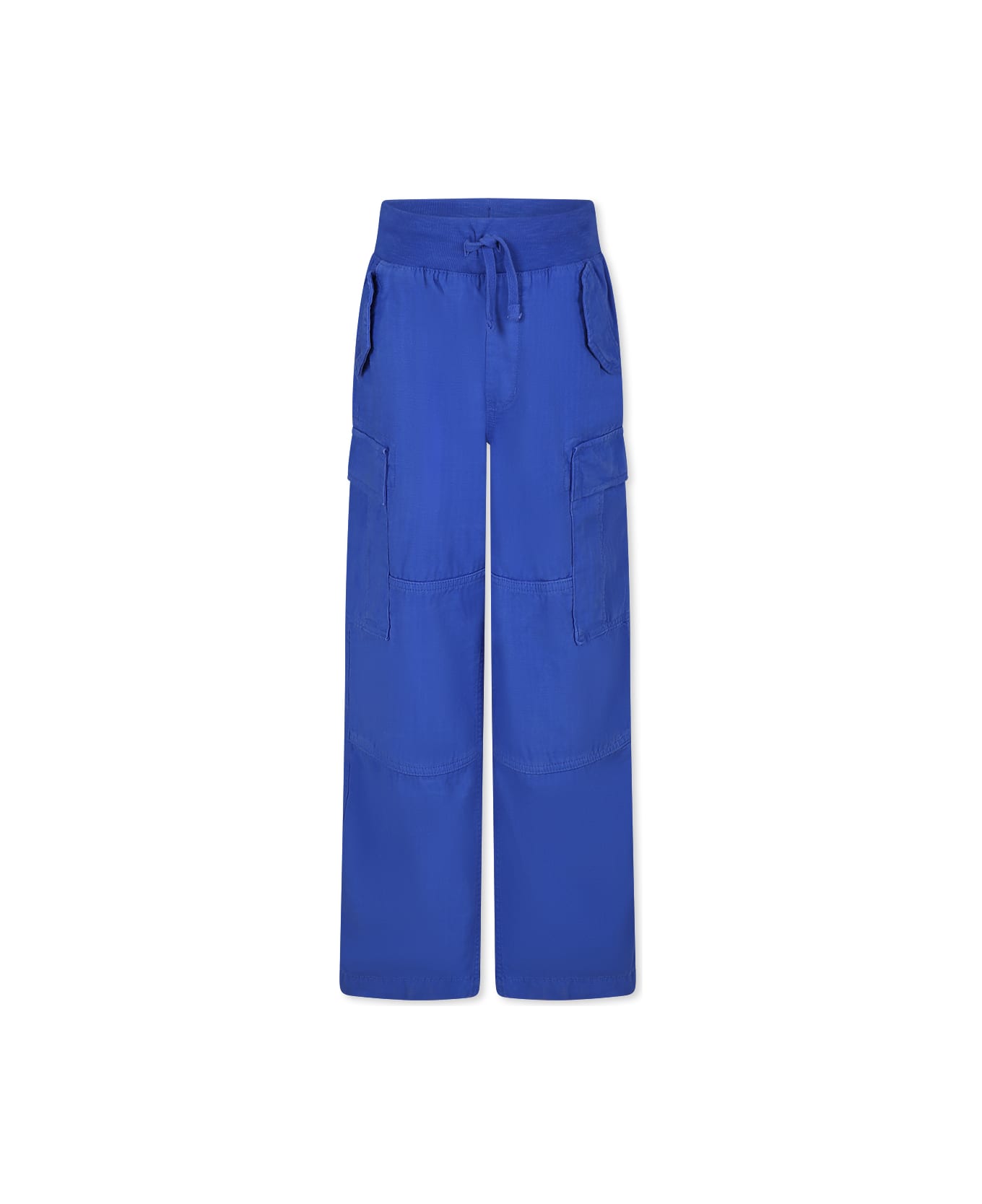 Ralph Lauren Blue Trousers For Boy - Blue