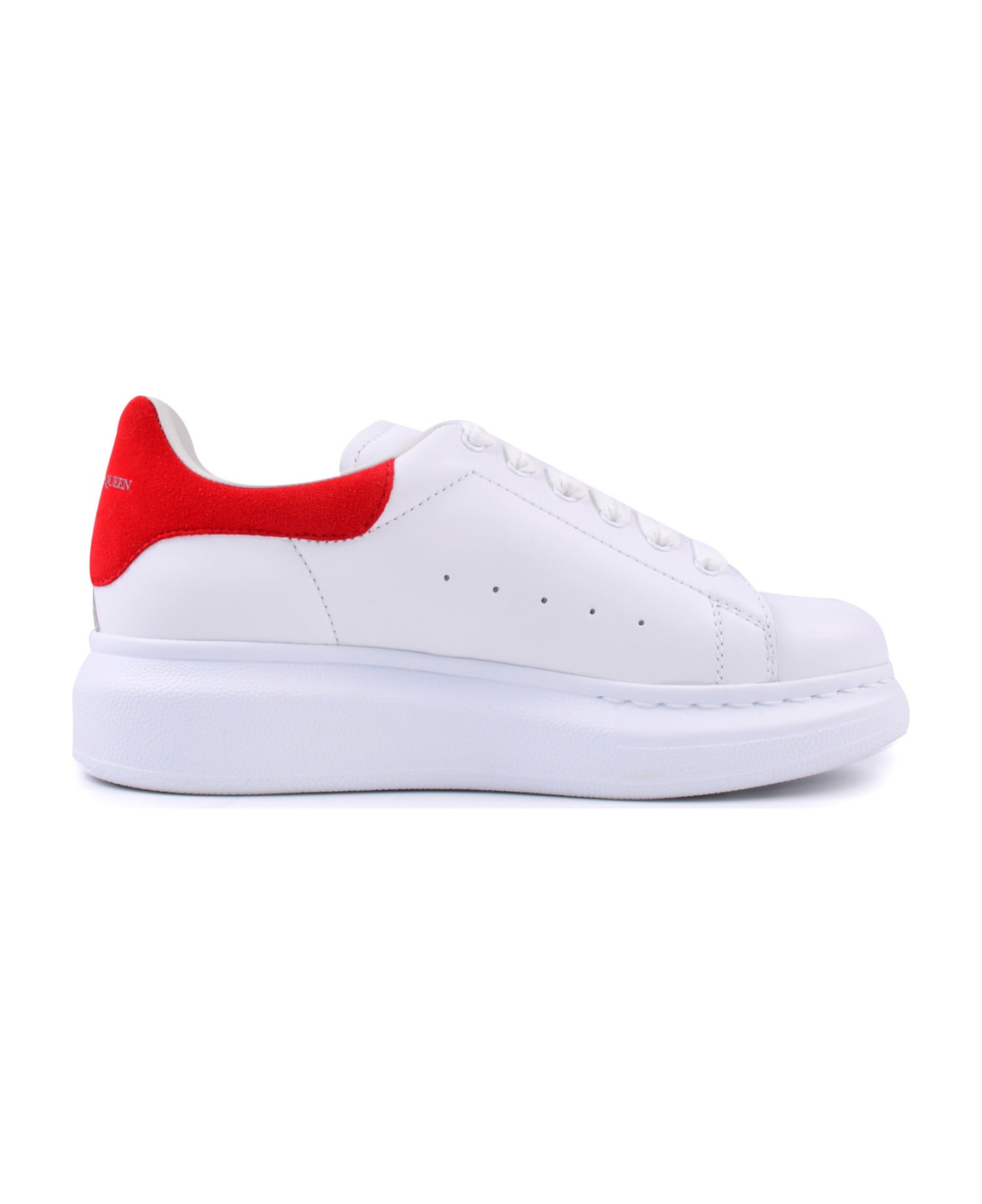 Alexander McQueen Leather Sneakers - White