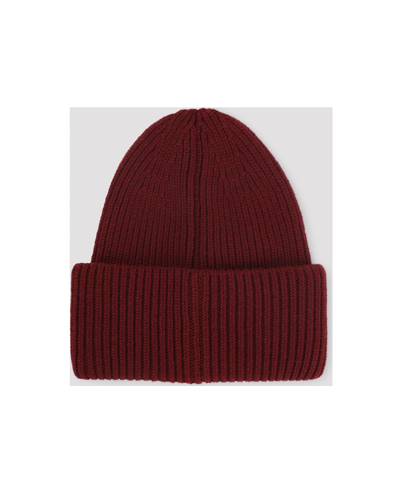 Moncler Virgin Wool Hat - Burgundy