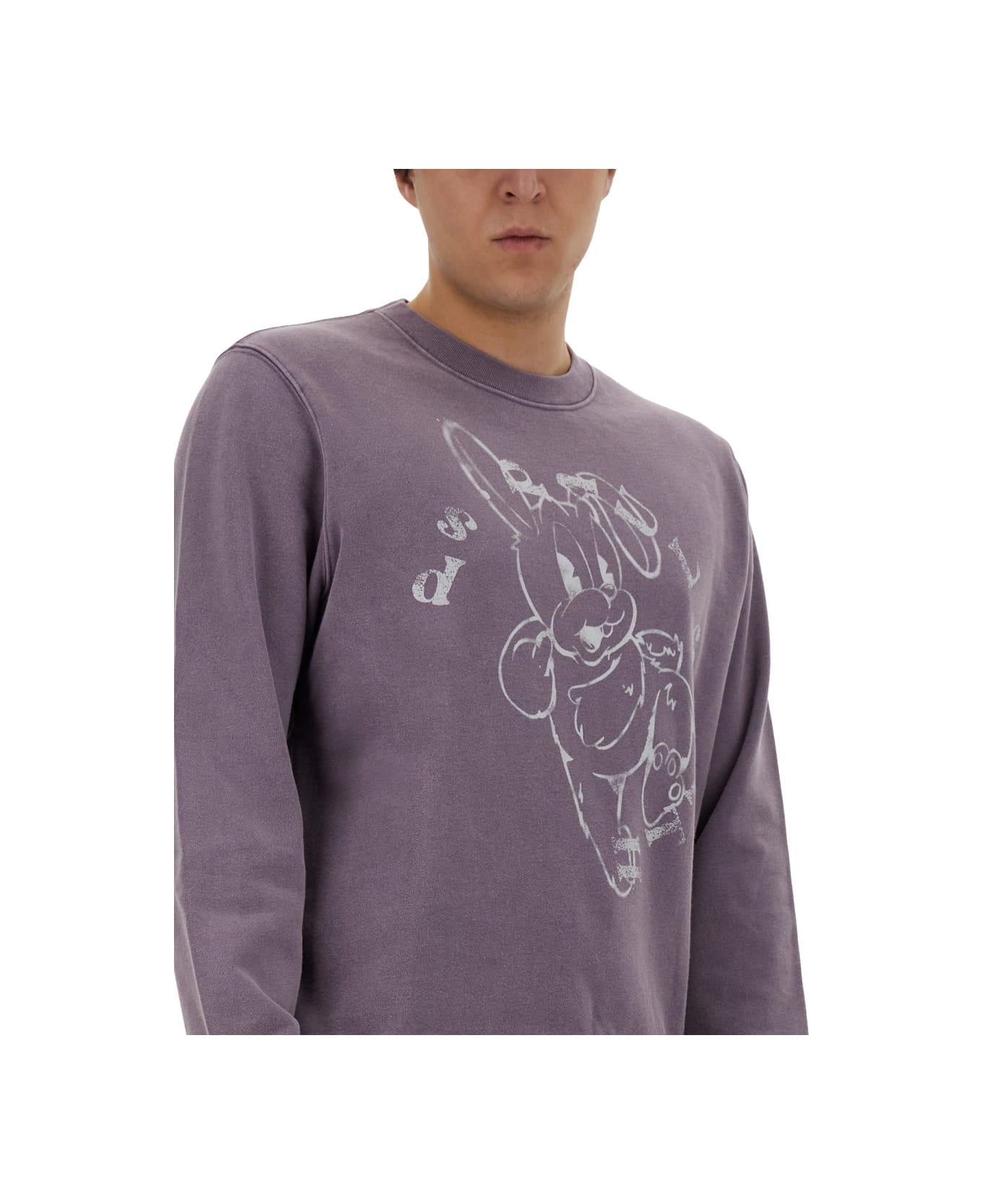 PS by Paul Smith Sweatshirt With Bunny Print - PURPLE フリース