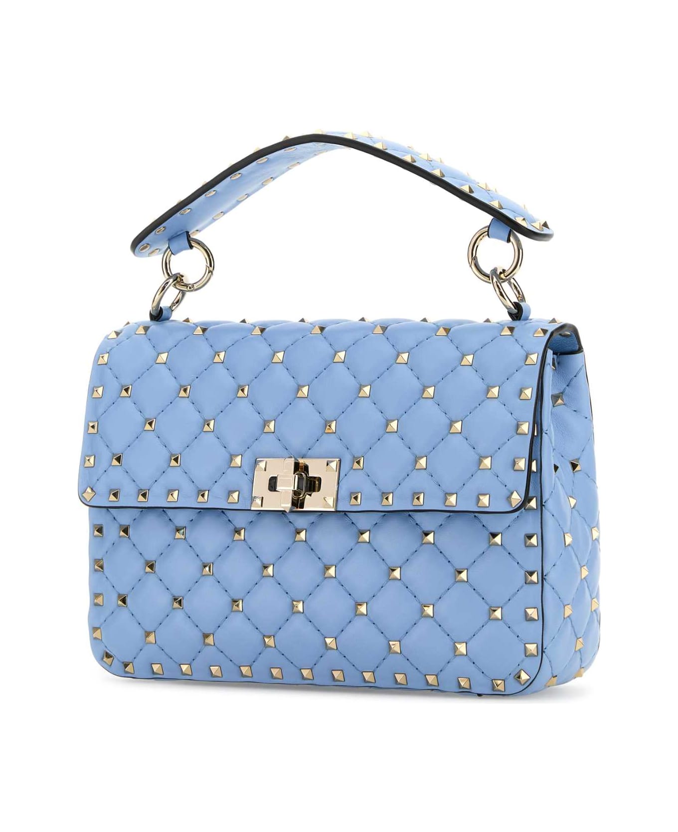 Valentino Garavani Rockstud Spike Handbag - POPELINEBLUE