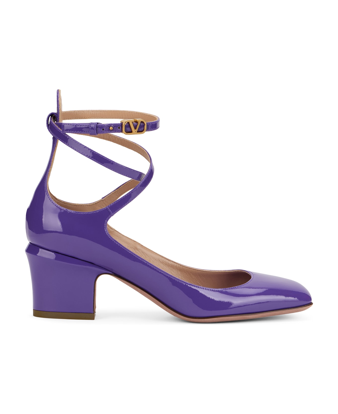 Valentino Garavani - Patent Leather Pumps - purple ハイヒール