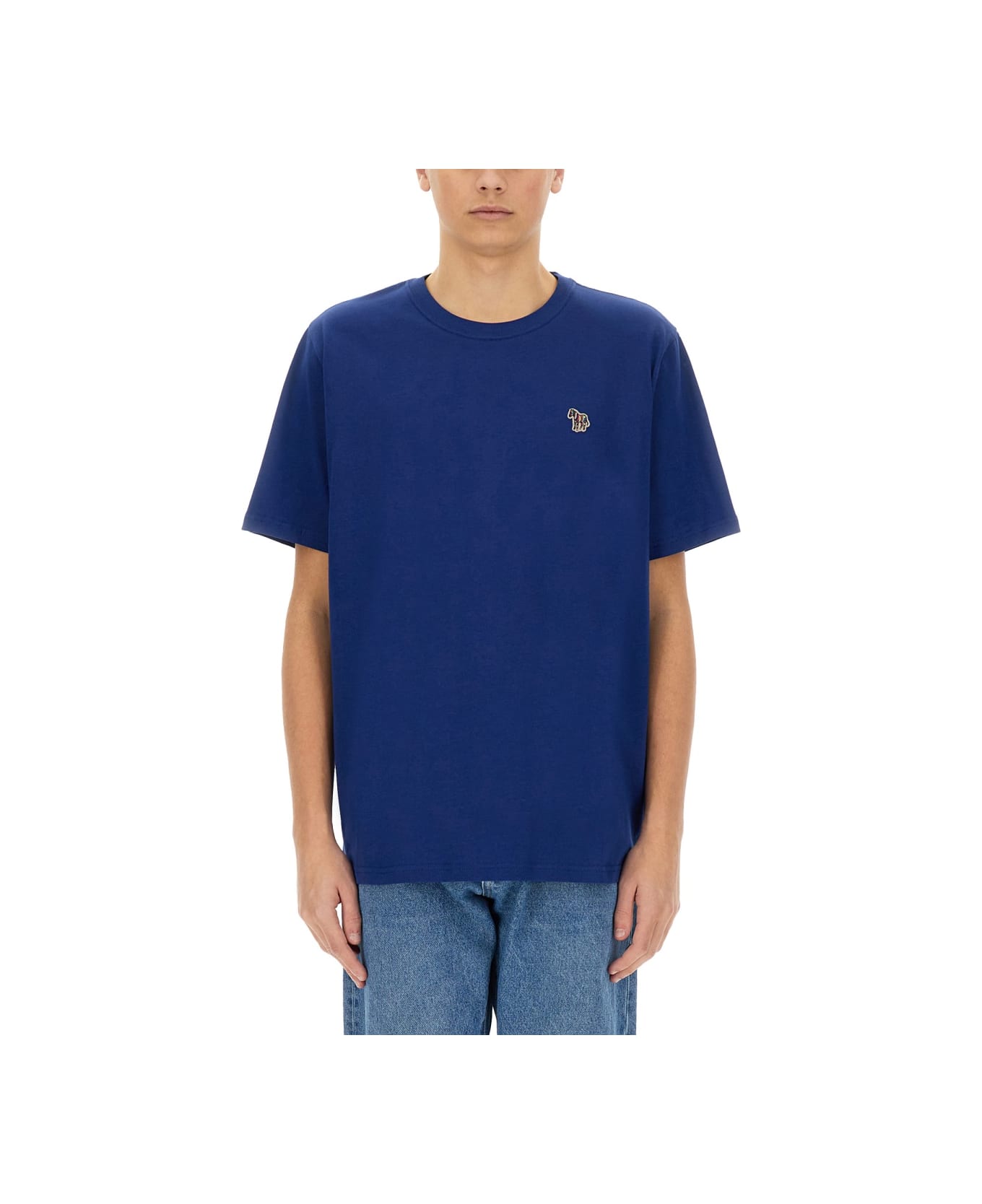 PS by Paul Smith "zebra" T-shirt - BLUE