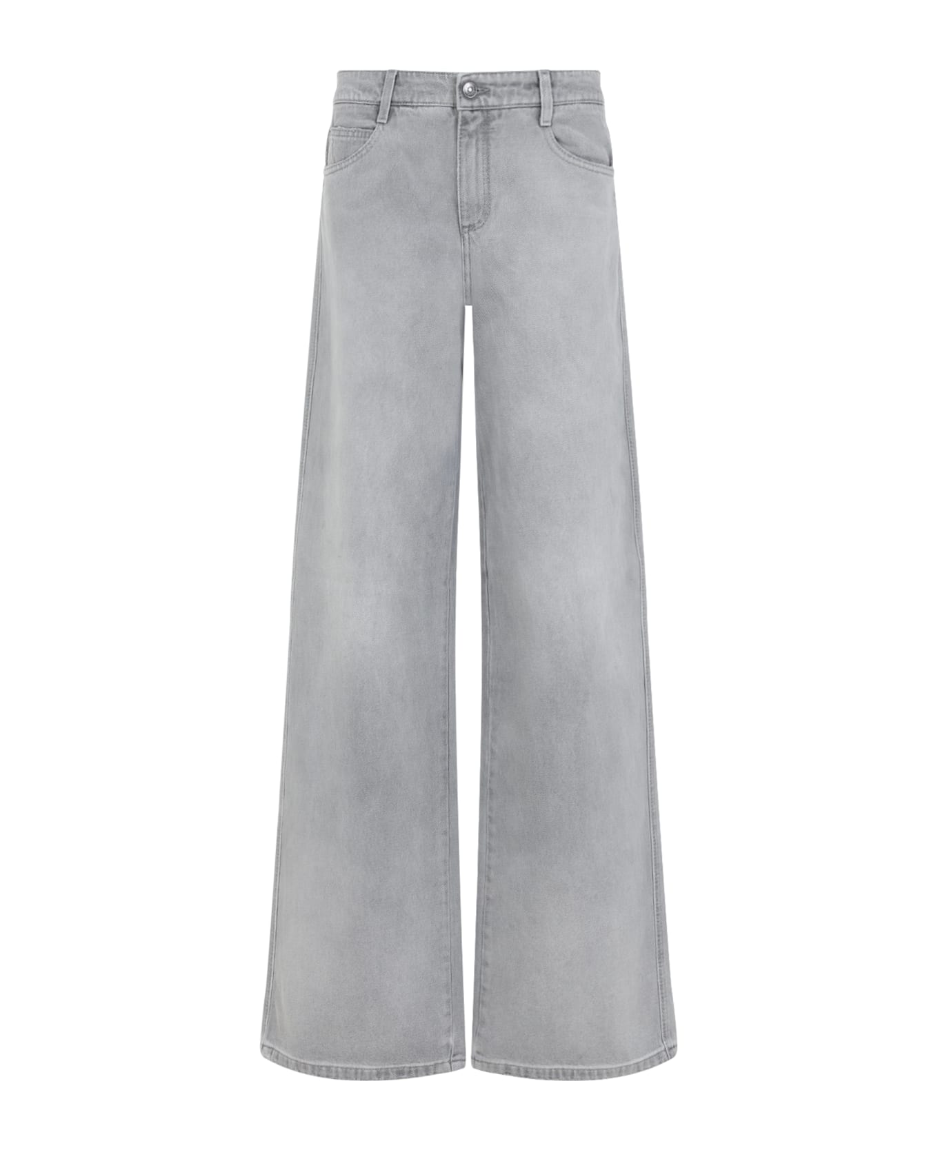 Ermanno Scervino Baggy Jeans - Gray Violet