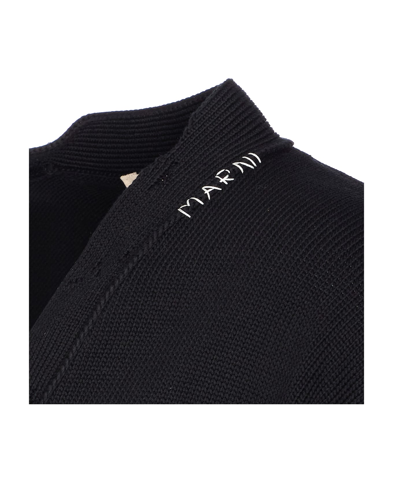 Marni Logo Cardigan - Black