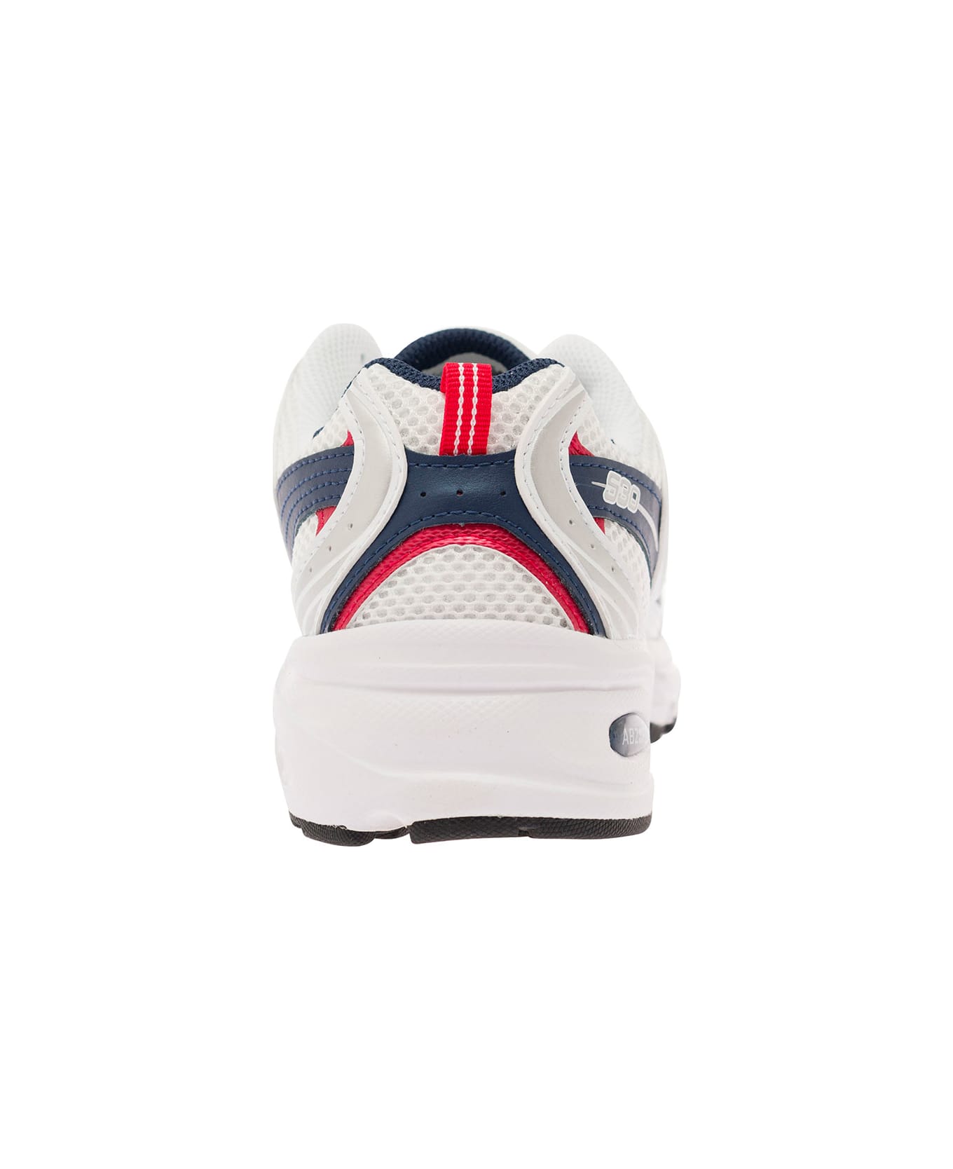 New Balance '530' Multicolor Low Top Sneakers With Logo Patch In Tech Fabric Man - White