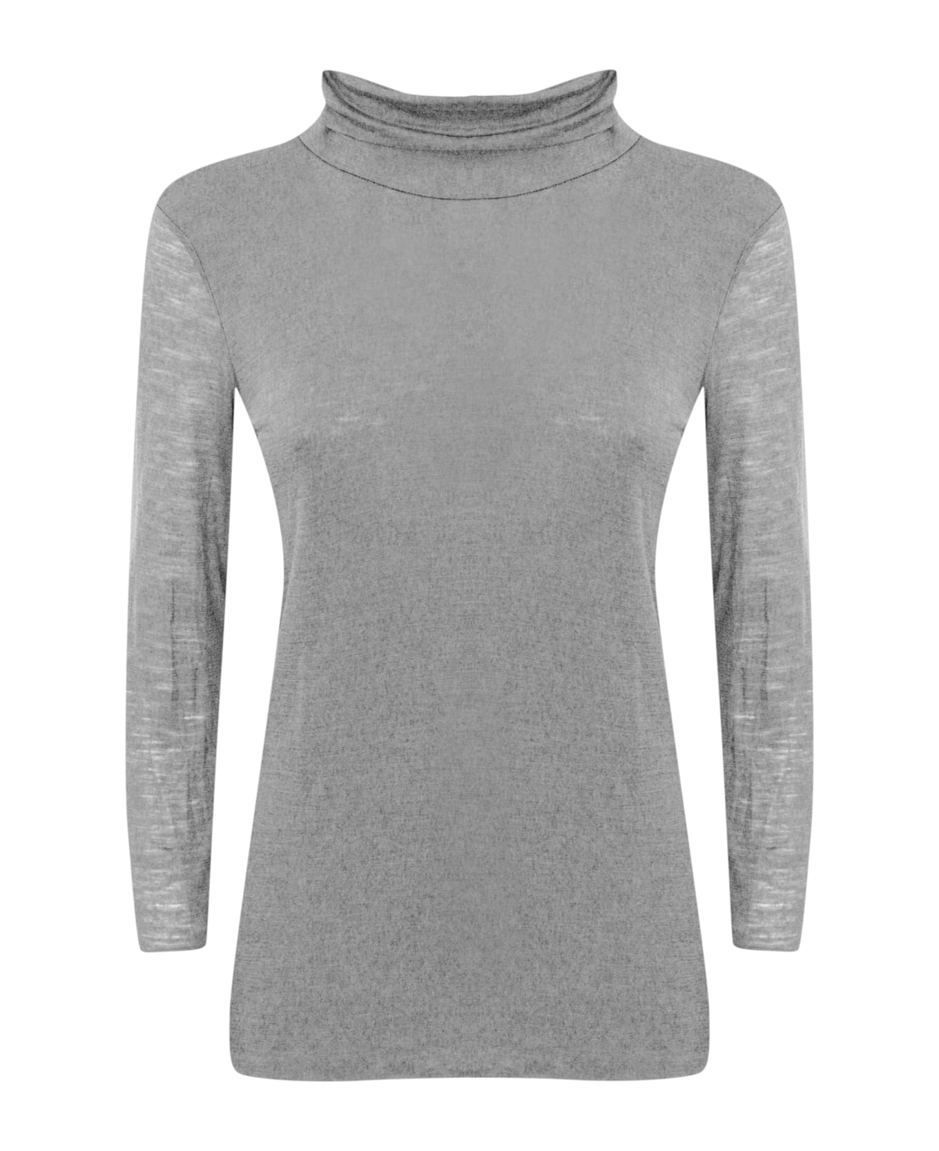 Liviana Conti Dip Dye Wool Blend T-shirt - Grigio