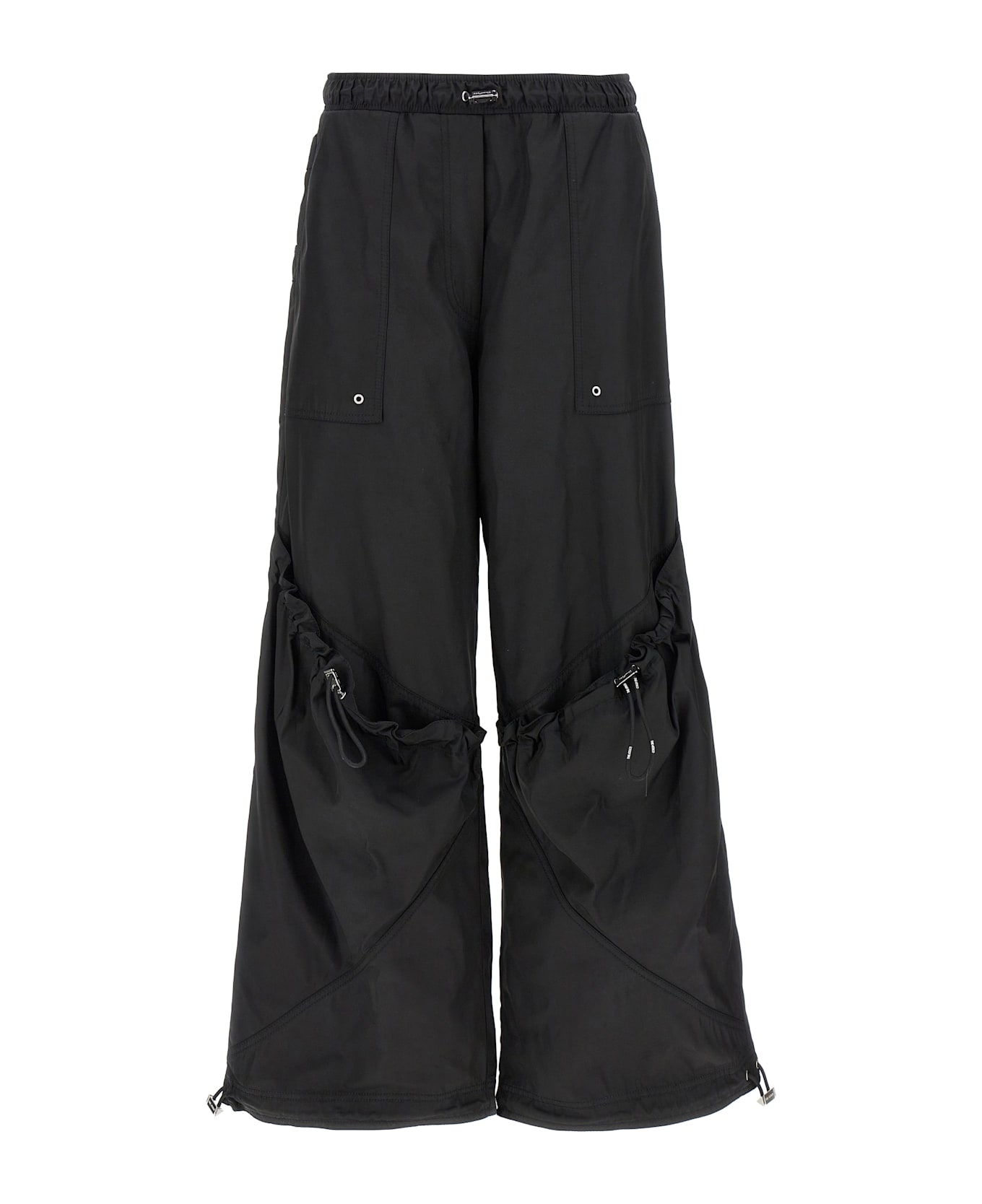 The Attico Oversized Pants - Black  