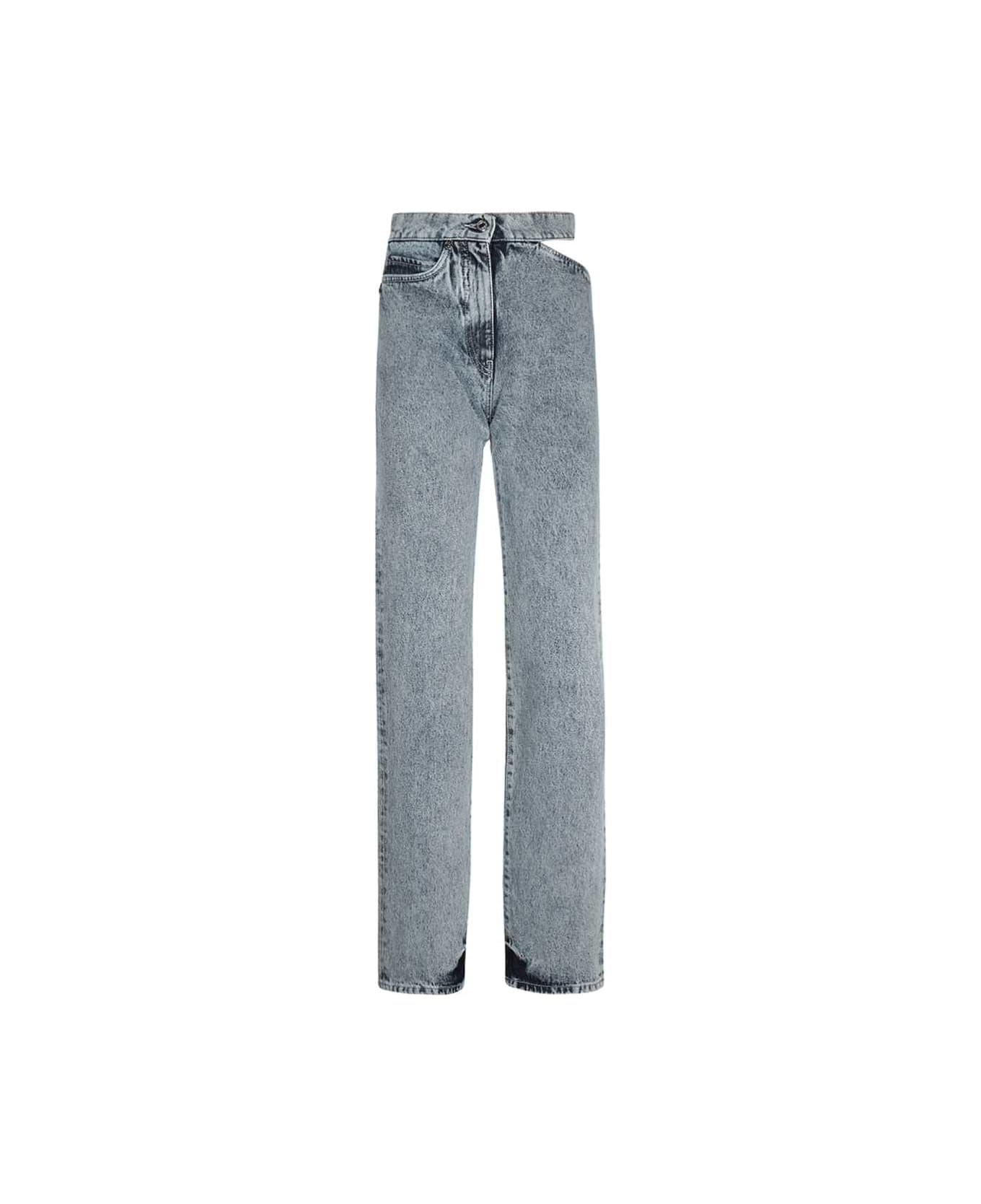 MSGM Straight Leg Jeans - Denim