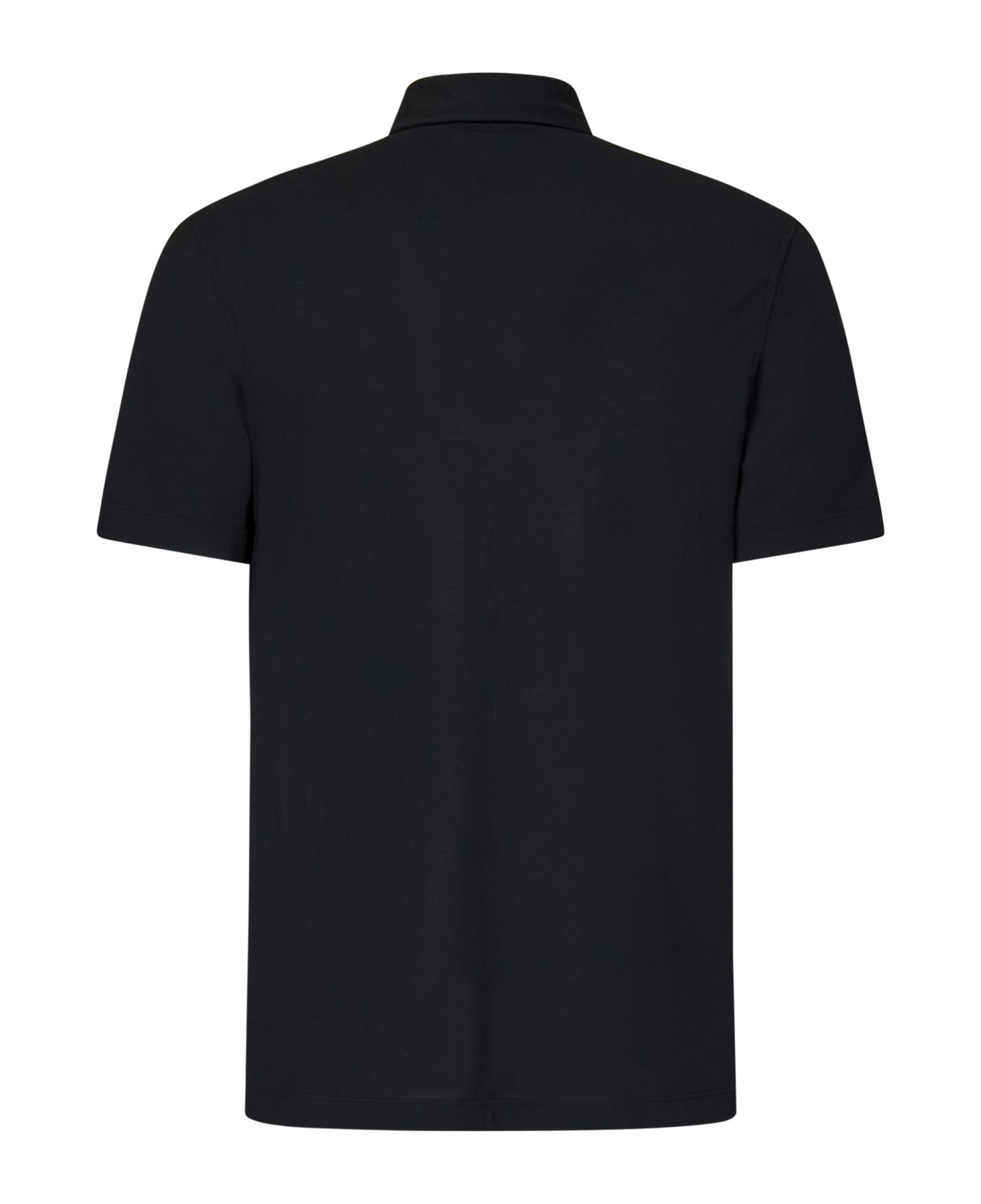 Drumohr Polo Shirt - Black ポロシャツ