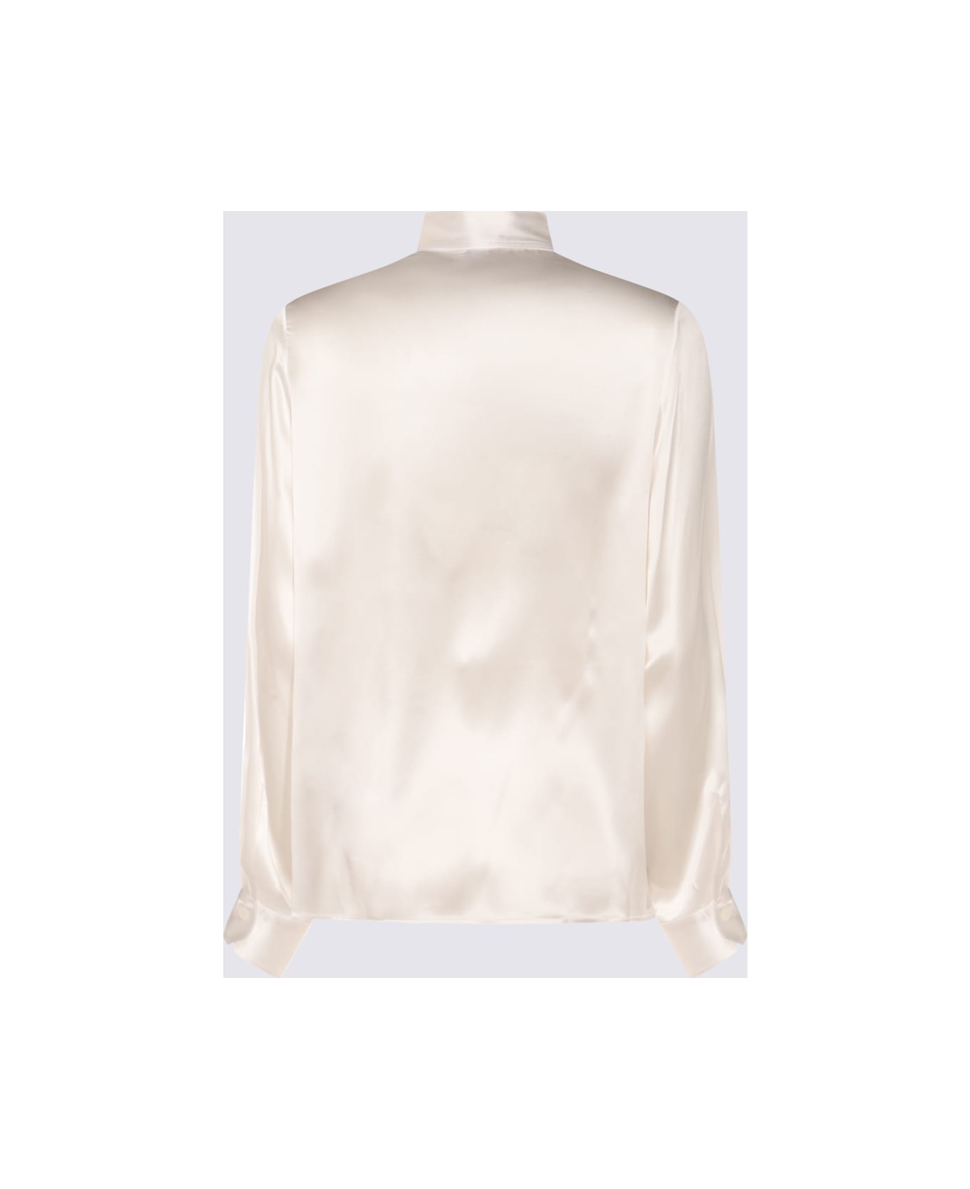 Eleventy White Silk Shirt