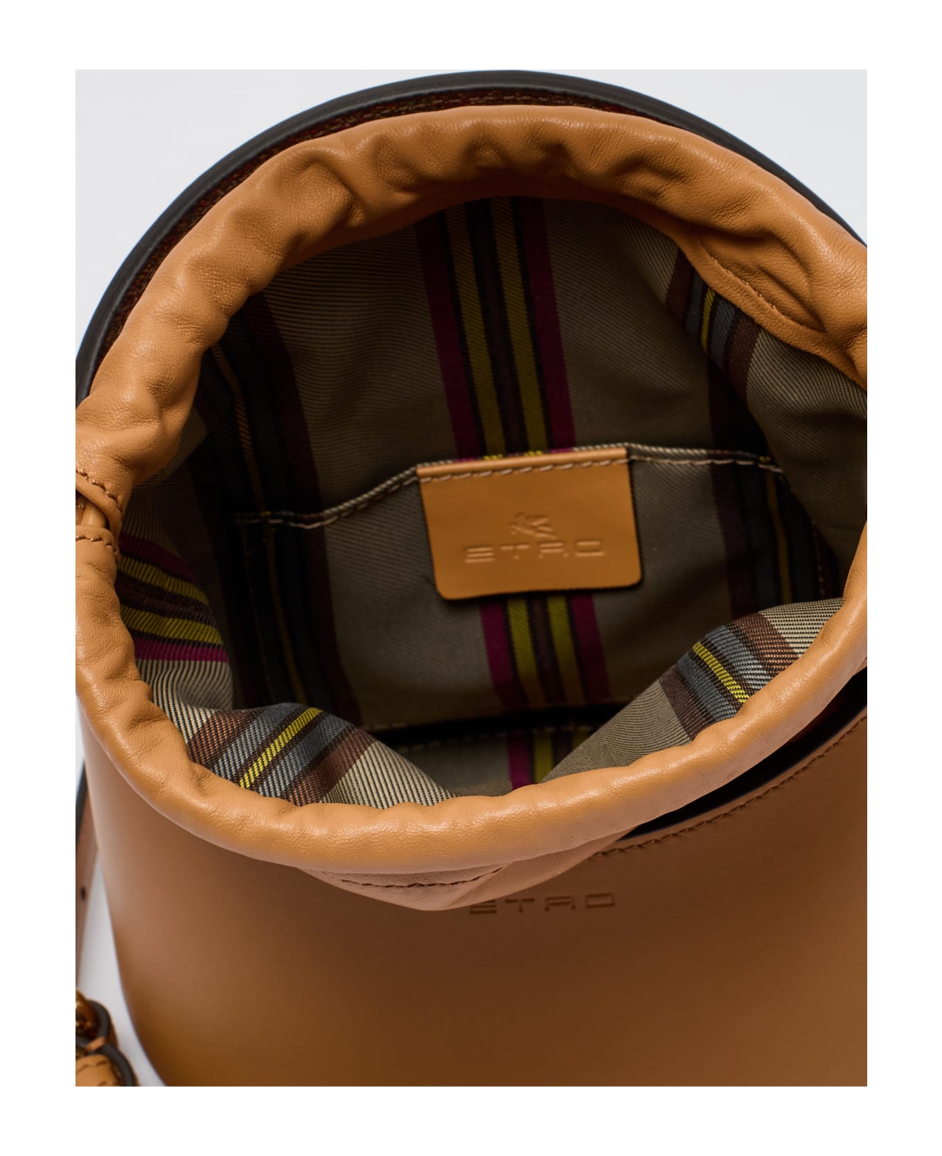 Etro Bucket Bag Shoulder Bag - CAMMELLO