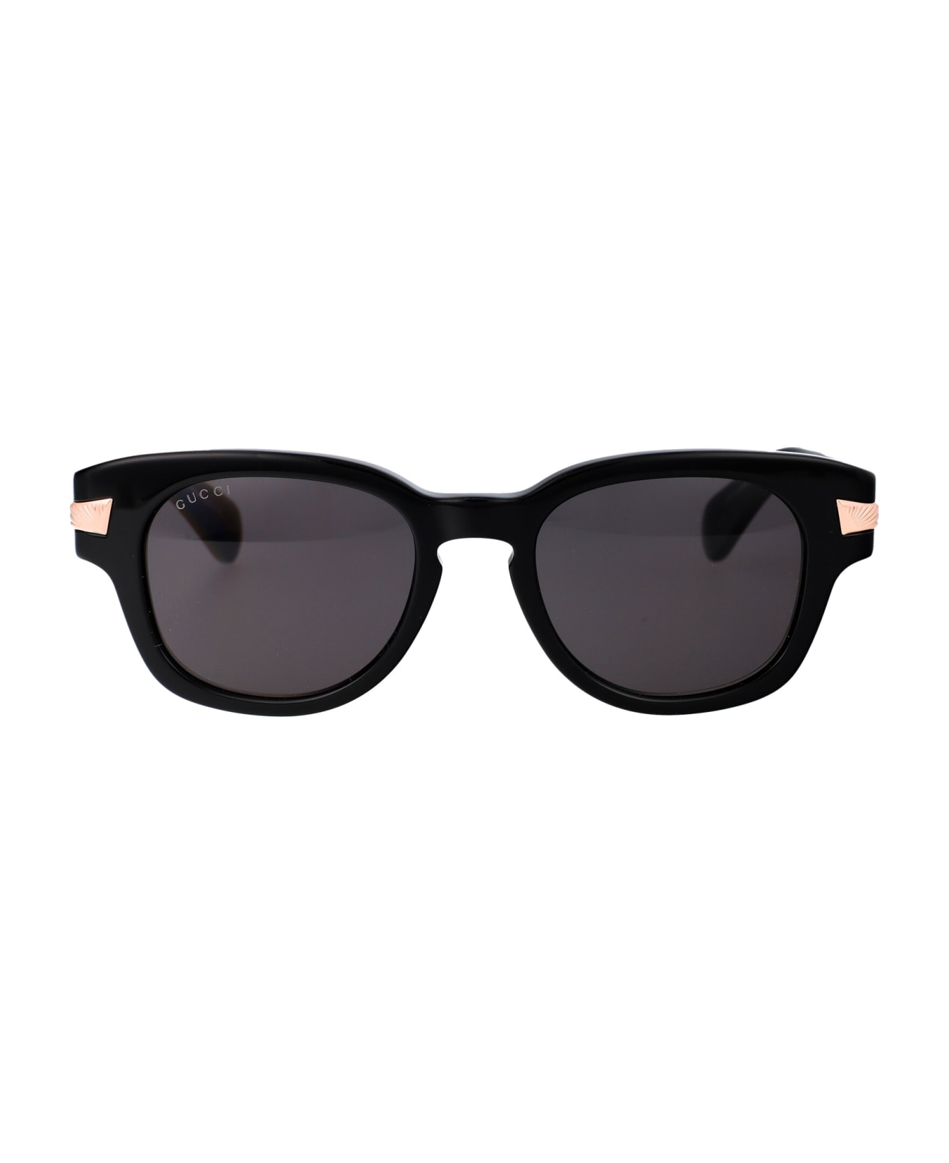 Gucci Eyewear Gg1518s Sunglasses - 001 BLACK BLACK GREY