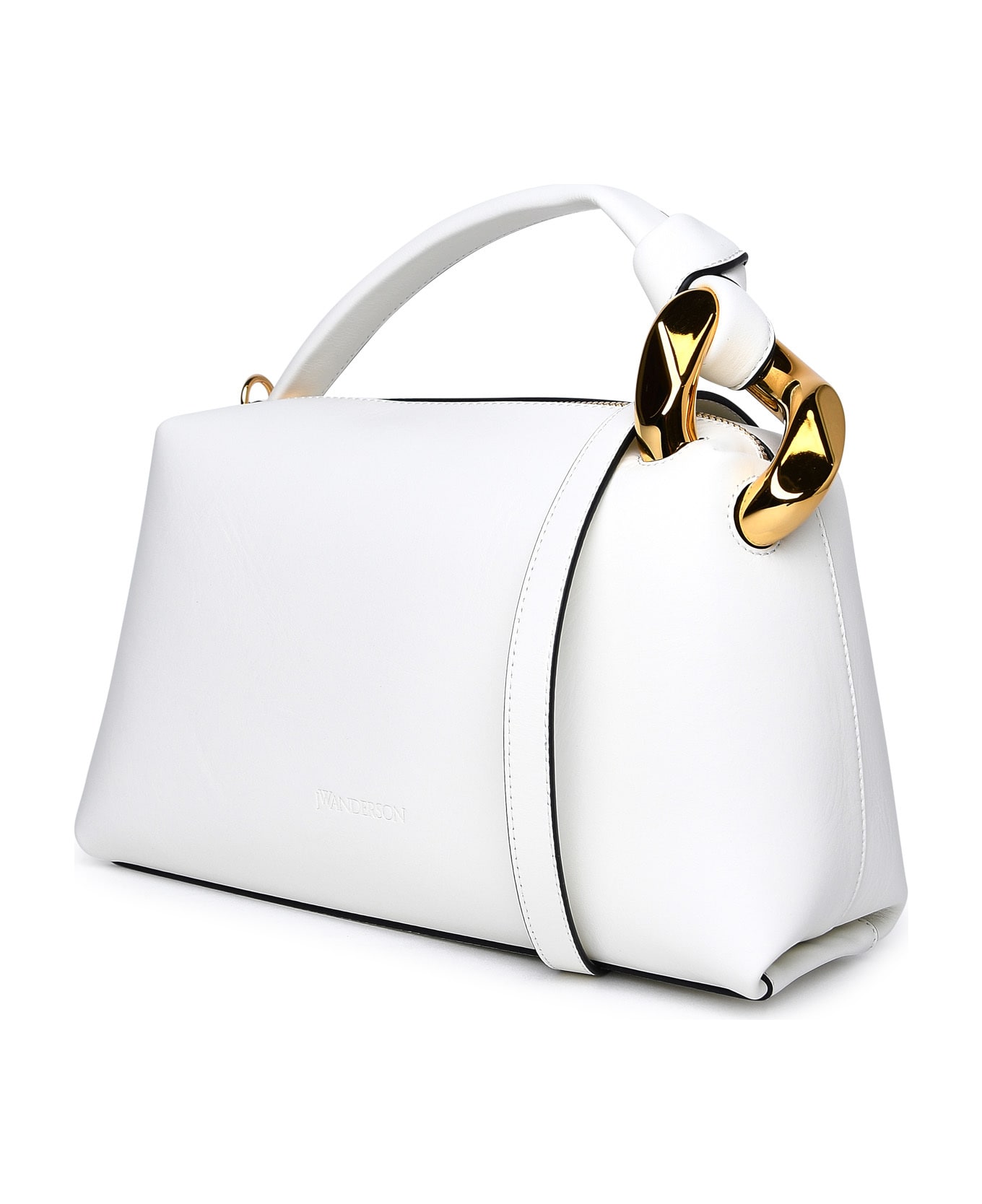 J.W. Anderson White Leather Bag - White