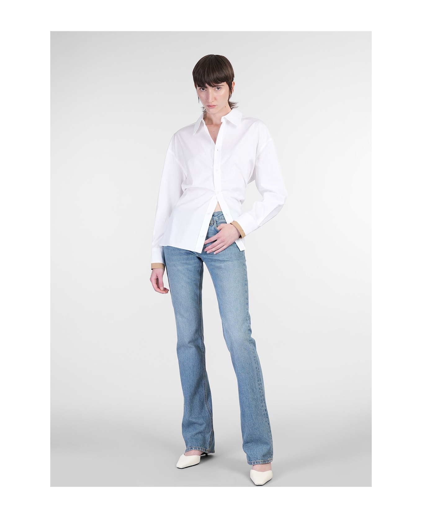 Haikure Carly Jeans In Blue Cotton - blue