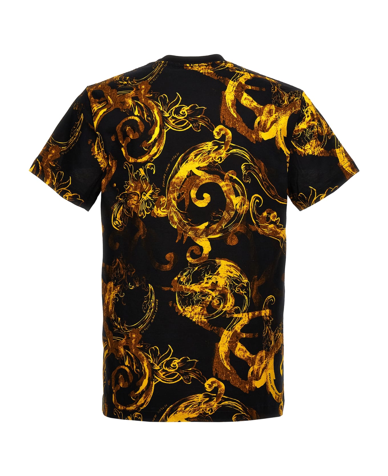 Versace Jeans Couture All Over Print T-shirt - BLACK/GOLD シャツ