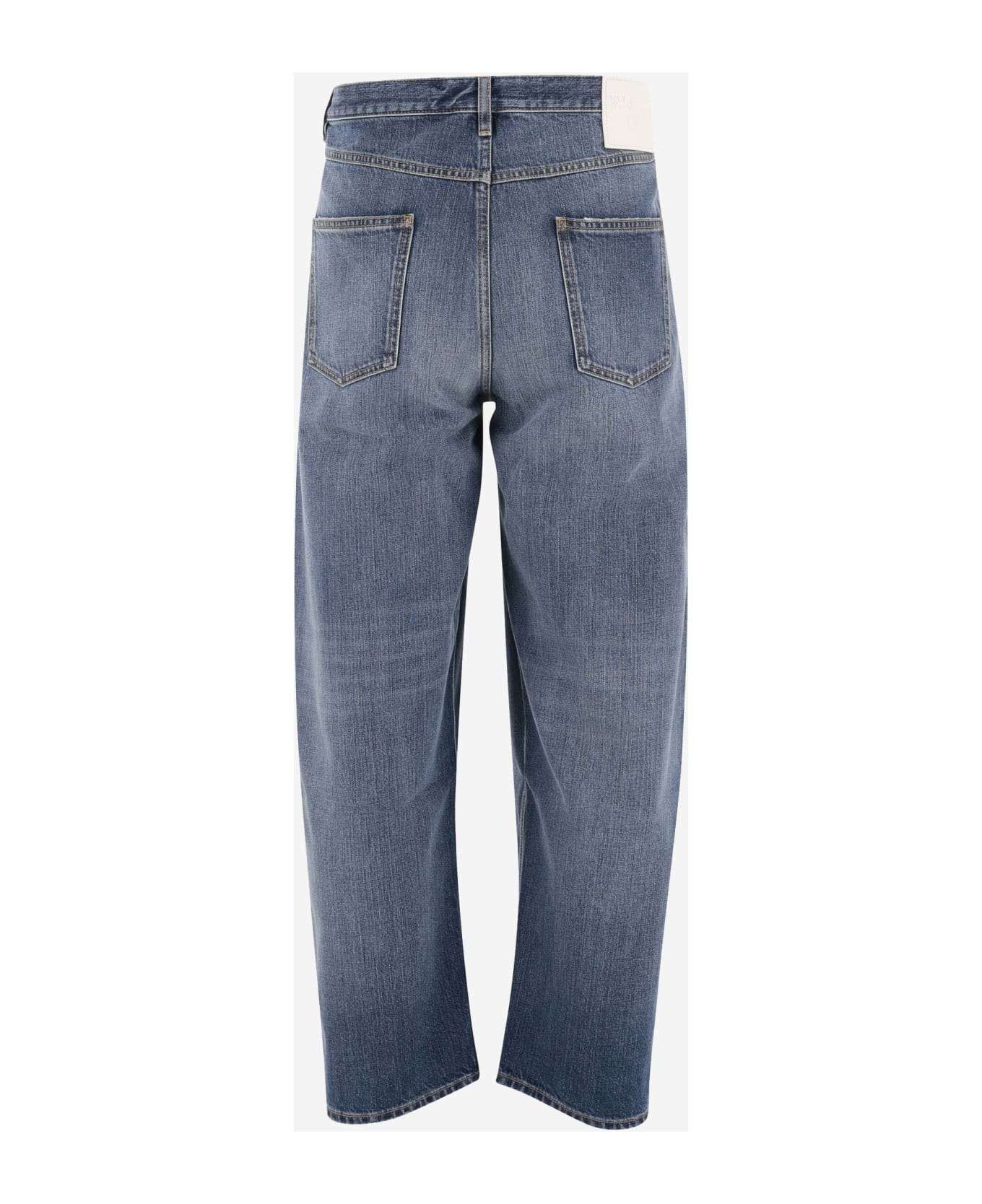 Valentino Cotton Denim Jeans - Blue